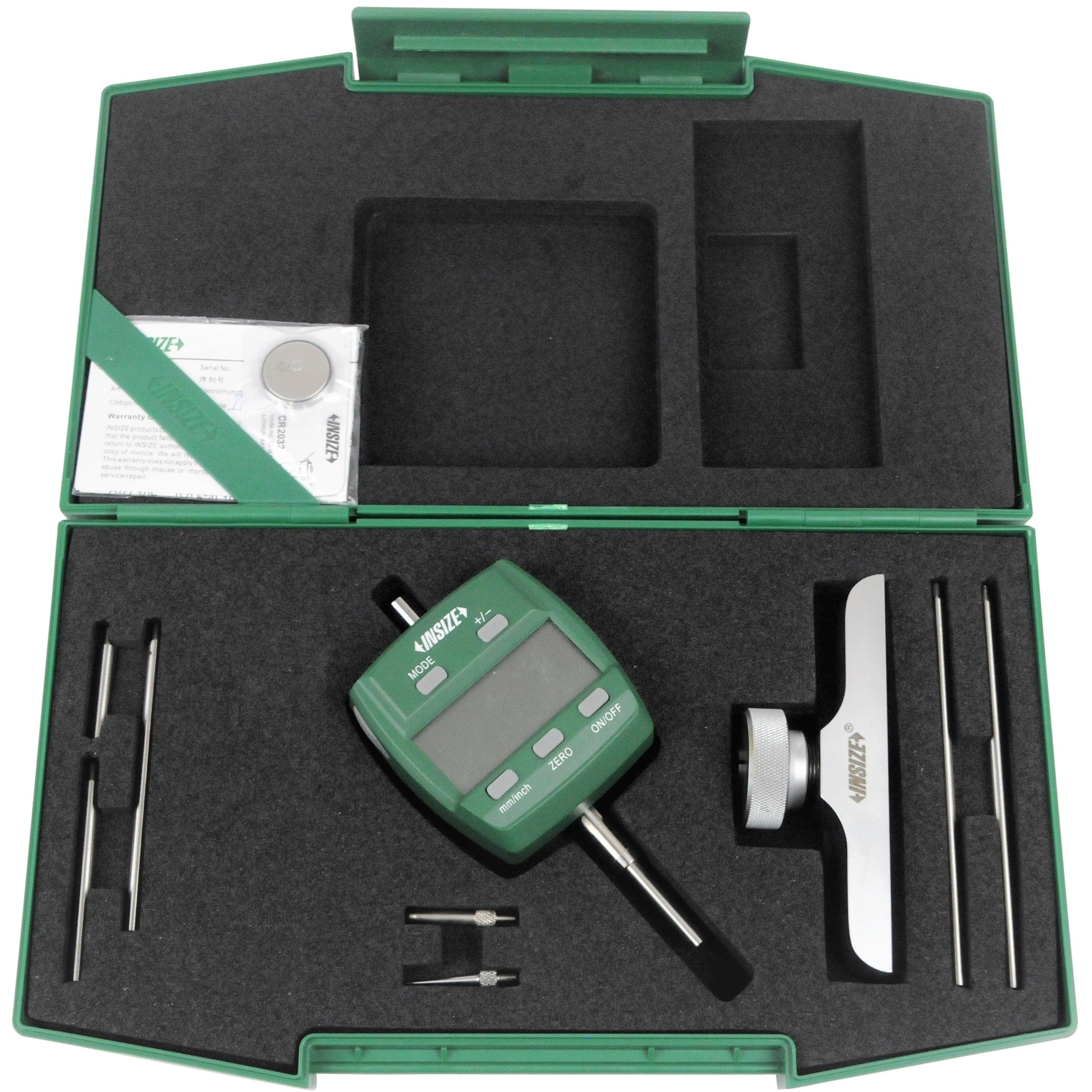 INSIZE Measuring Equipment Insize Digital Depth Gauge 0-300mm/0-12" Range Series 2141-202A