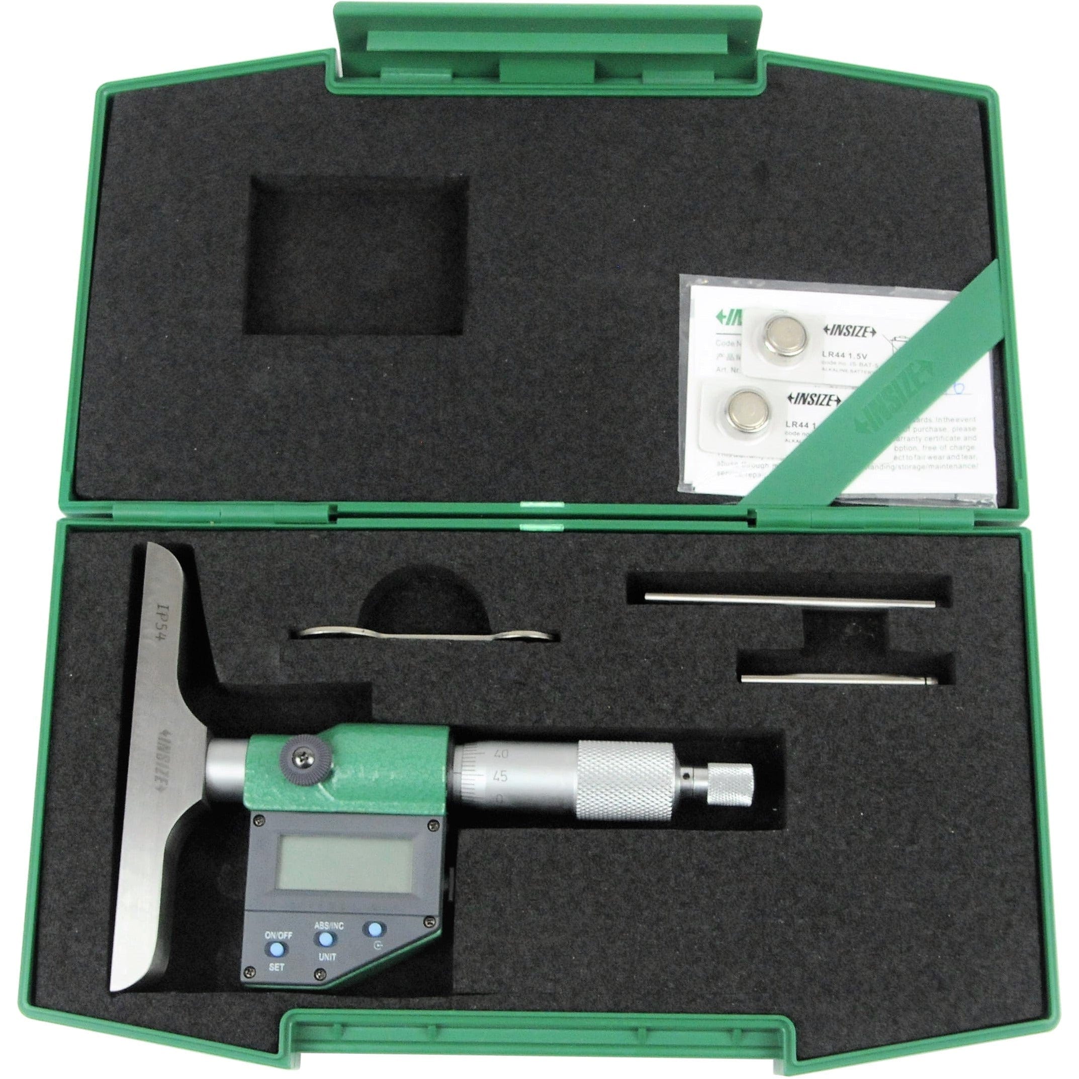 INSIZE Measuring Equipment Insize Digital Depth Micrometer 0-50mm/0-2" Range Series 3540-50
