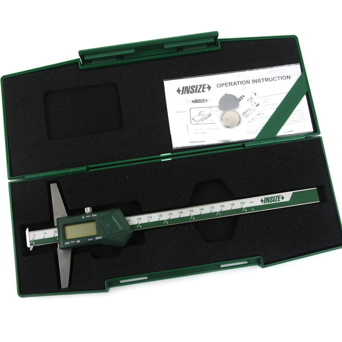 INSIZE Measuring Equipment Insize Digital Double Hook Depth Gauge 0-300mm / 0-12" Range Series 1144-300A
