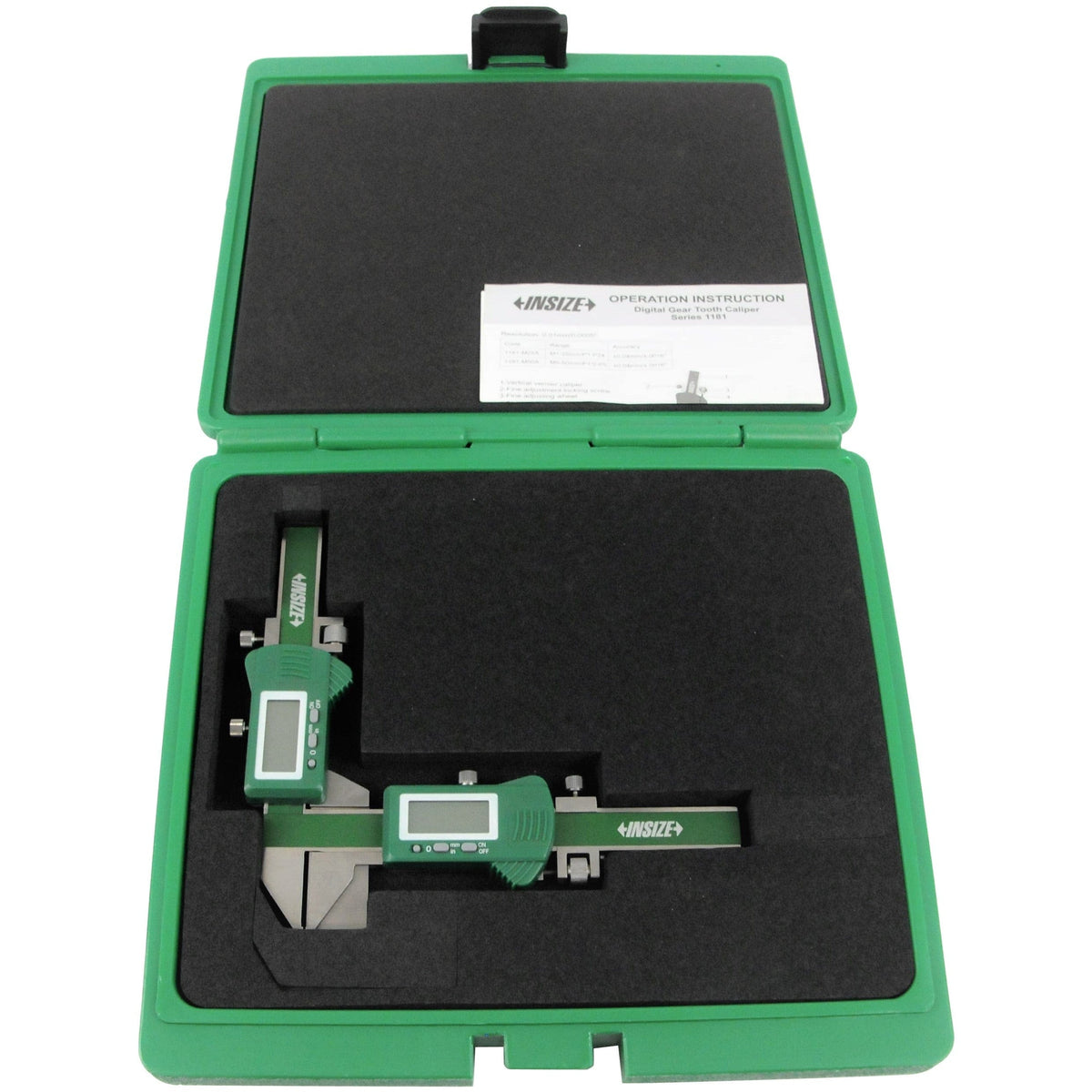 INSIZE Measuring Equipment Insize Digital Gear Tooth Caliper 1-25mm Range Series 1181-M25A