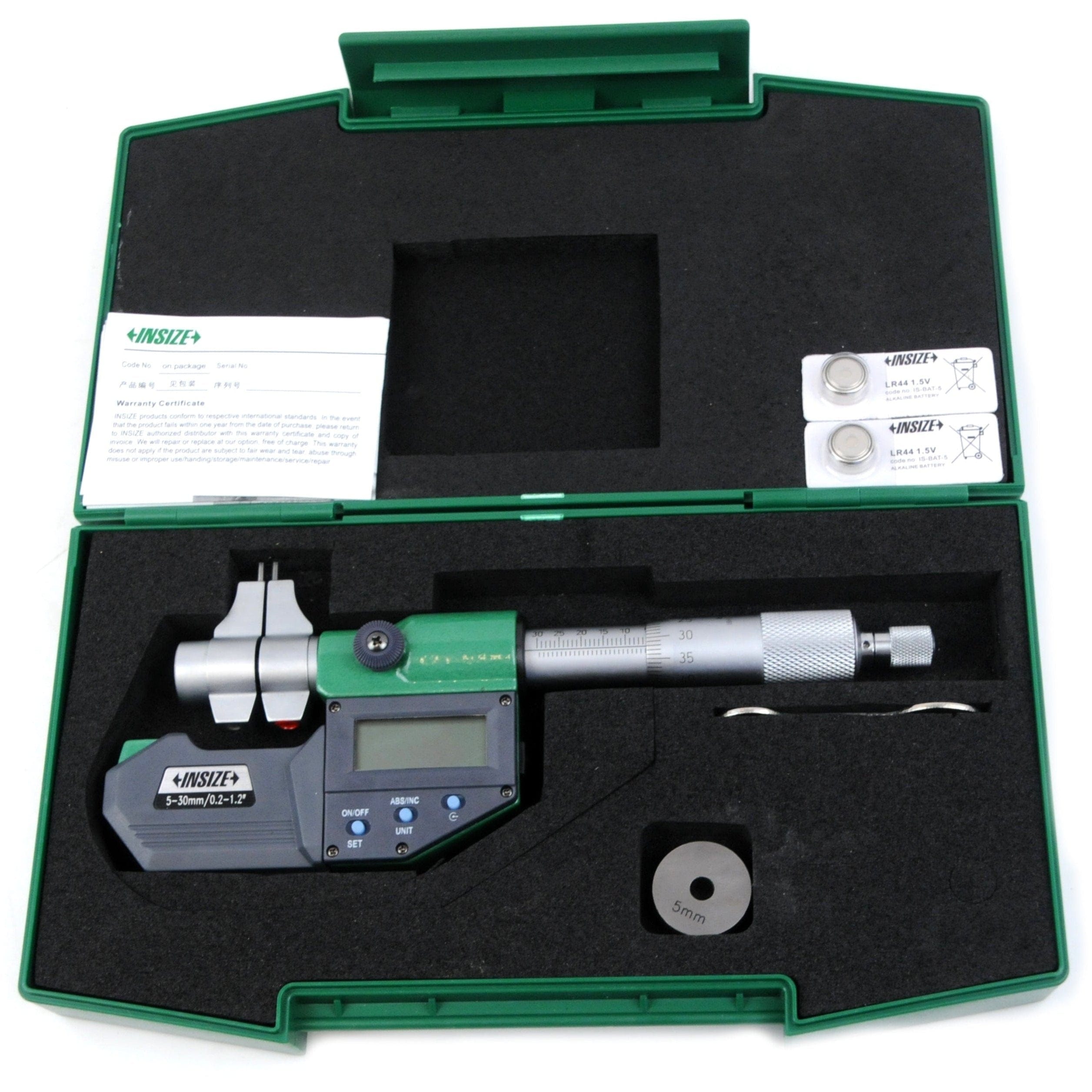 INSIZE Measuring Equipment Insize Digital Inside Micrometer 5-30mm/0.2-1.2" Range Series 3520-30