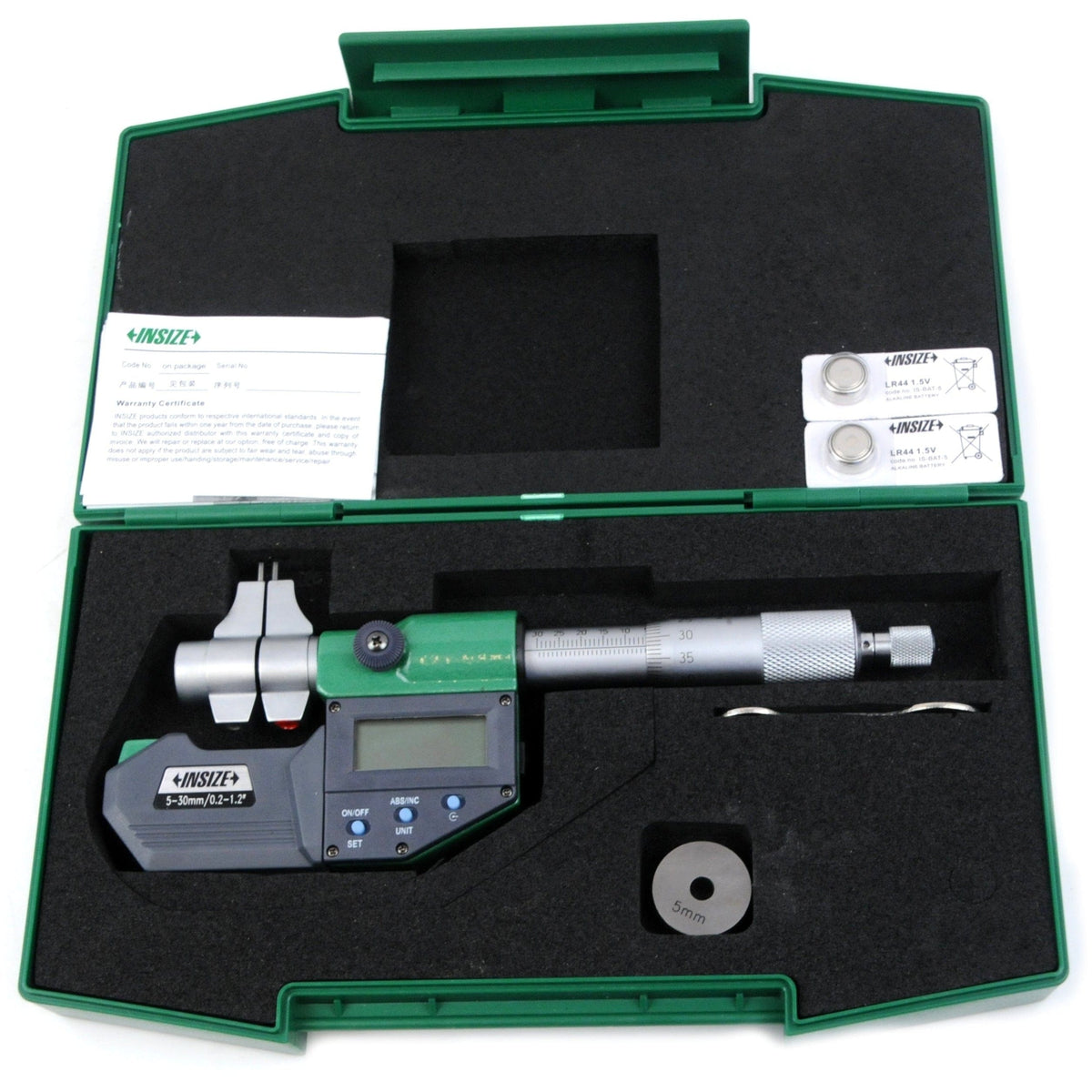 INSIZE Measuring Equipment Insize Digital Inside Micrometer 5-30mm/0.2-1.2" Range Series 3520-30