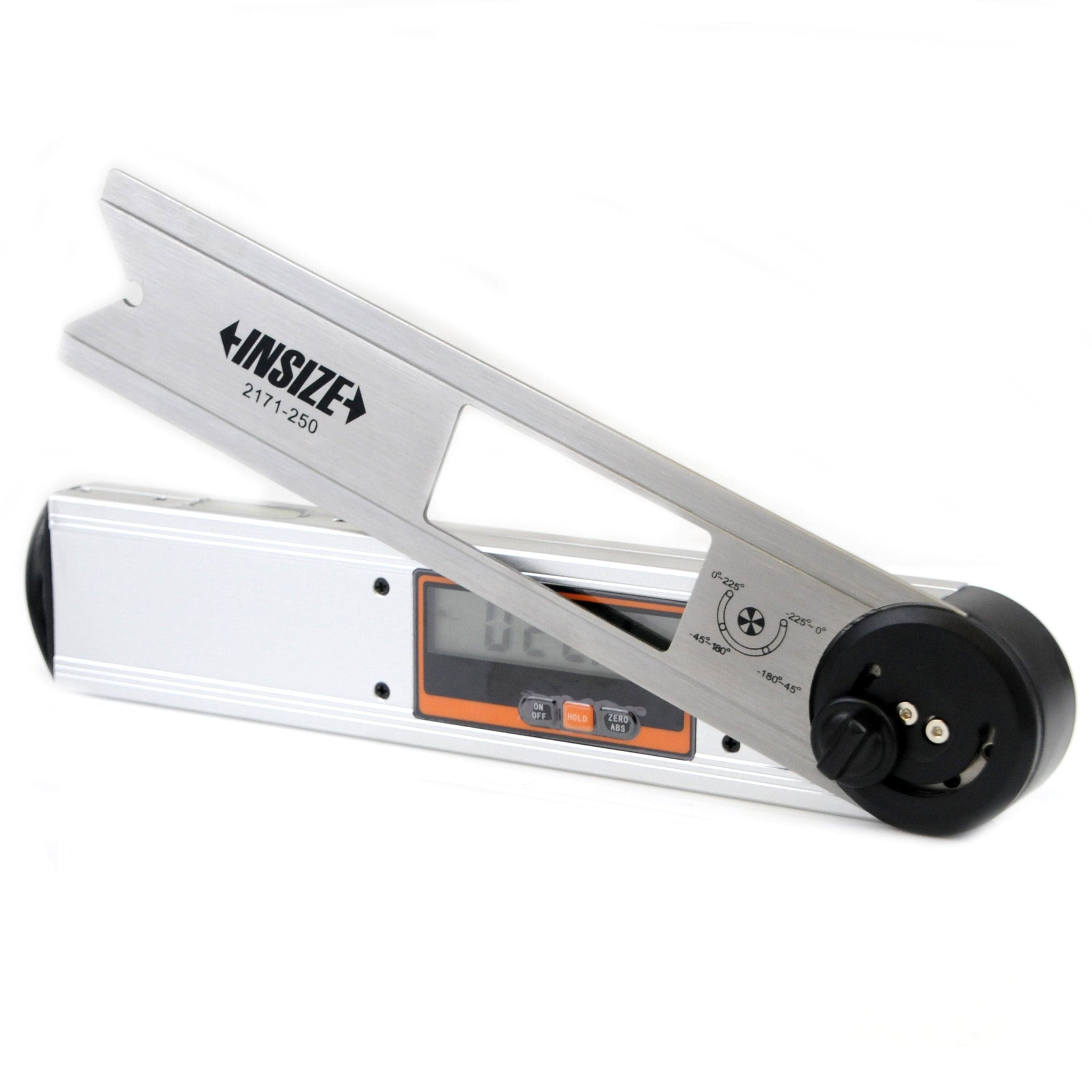 INSIZE Measuring Equipment Insize Digital Protractor 250mm 0-360° Range Series 2171-250