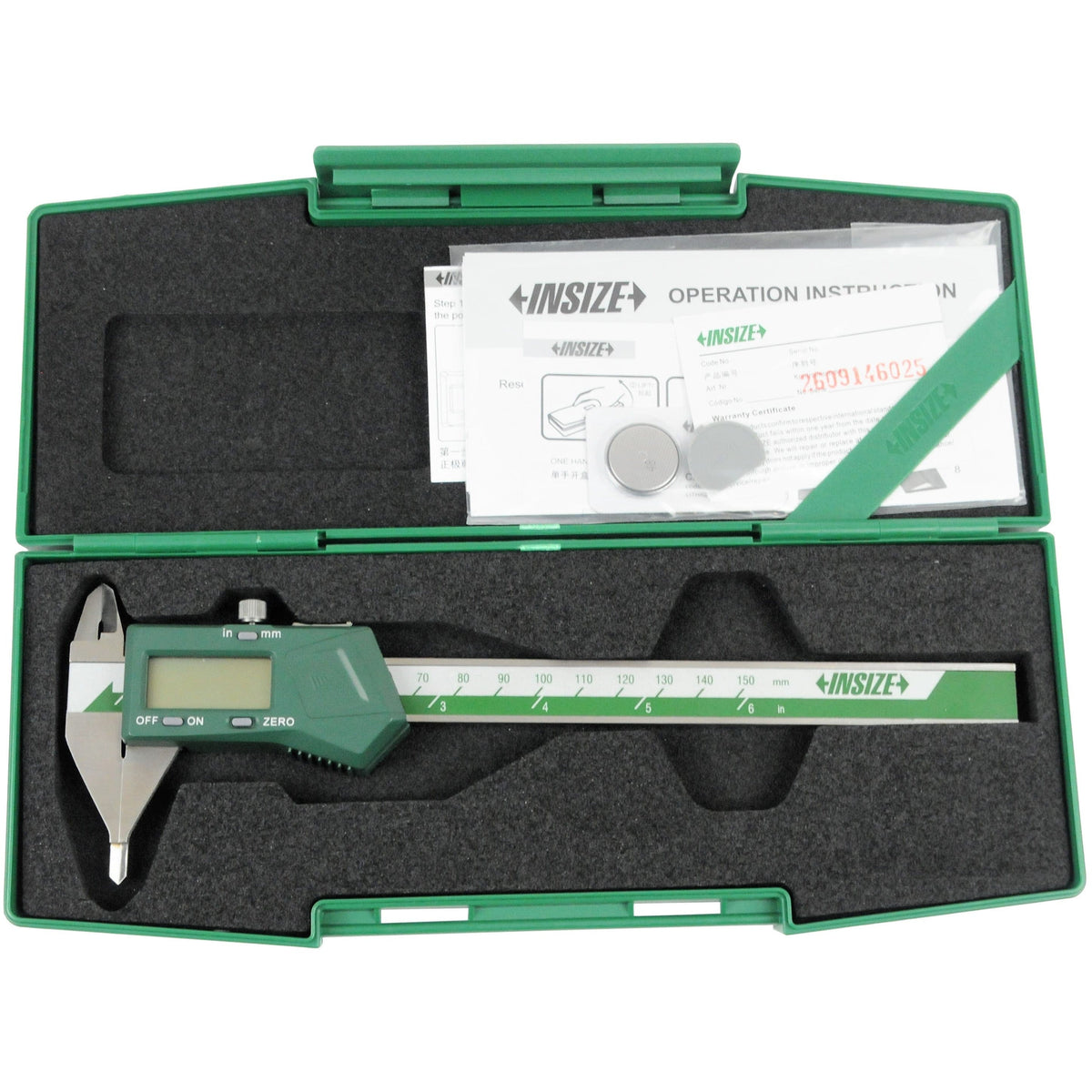 INSIZE Measuring Equipment Insize Digital Small Point Caliper 0-150mm/0-6" Range Series 1169-150