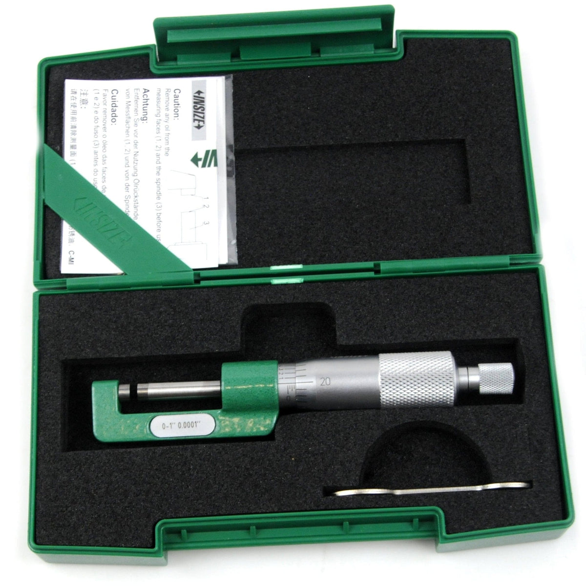 INSIZE Measuring Equipment Insize Hub Micrometer 0-1" Range Series 3292-1