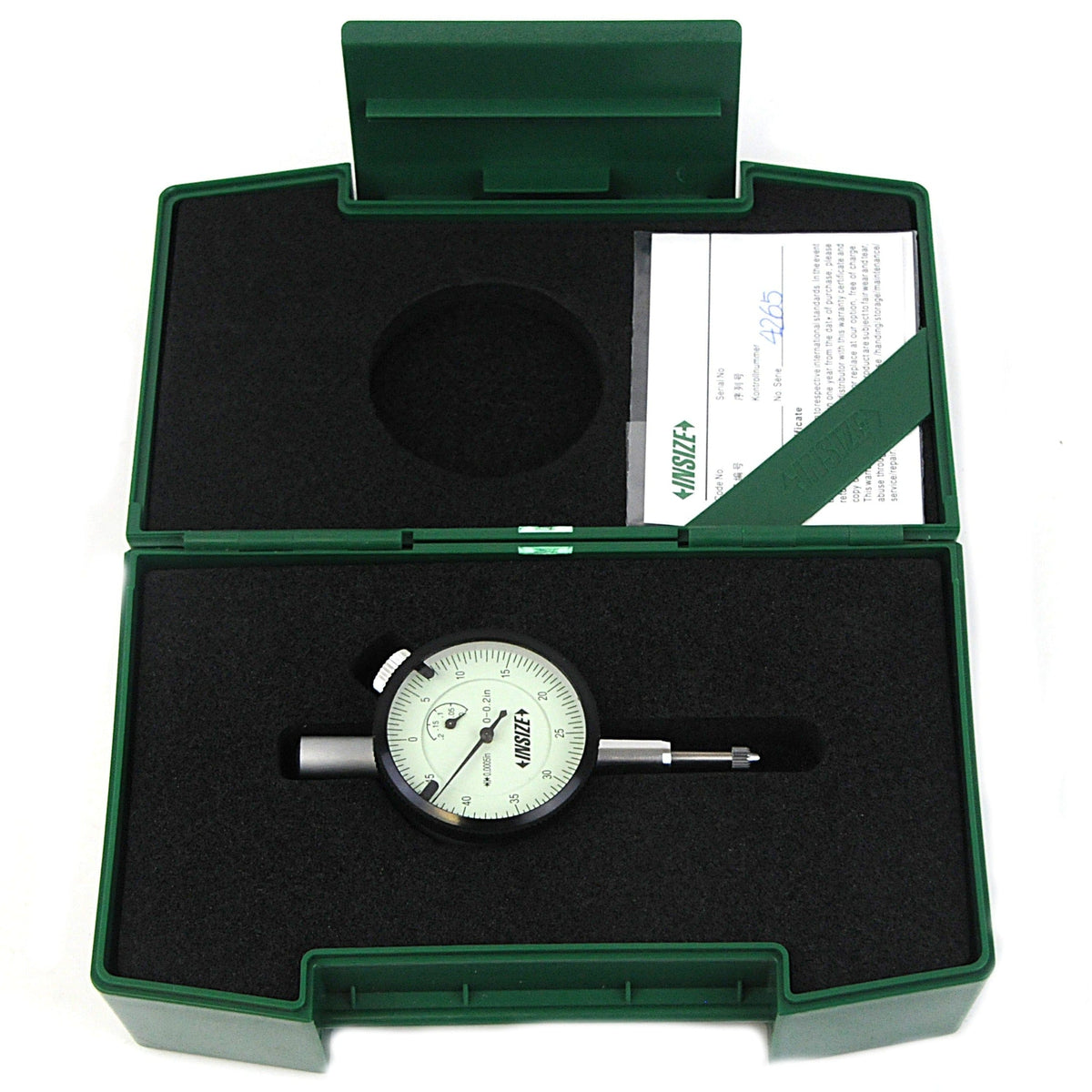 INSIZE Measuring Equipment Insize Imperial Compact Dial Indicator Range 0 - 0.2" Series 2304-0205