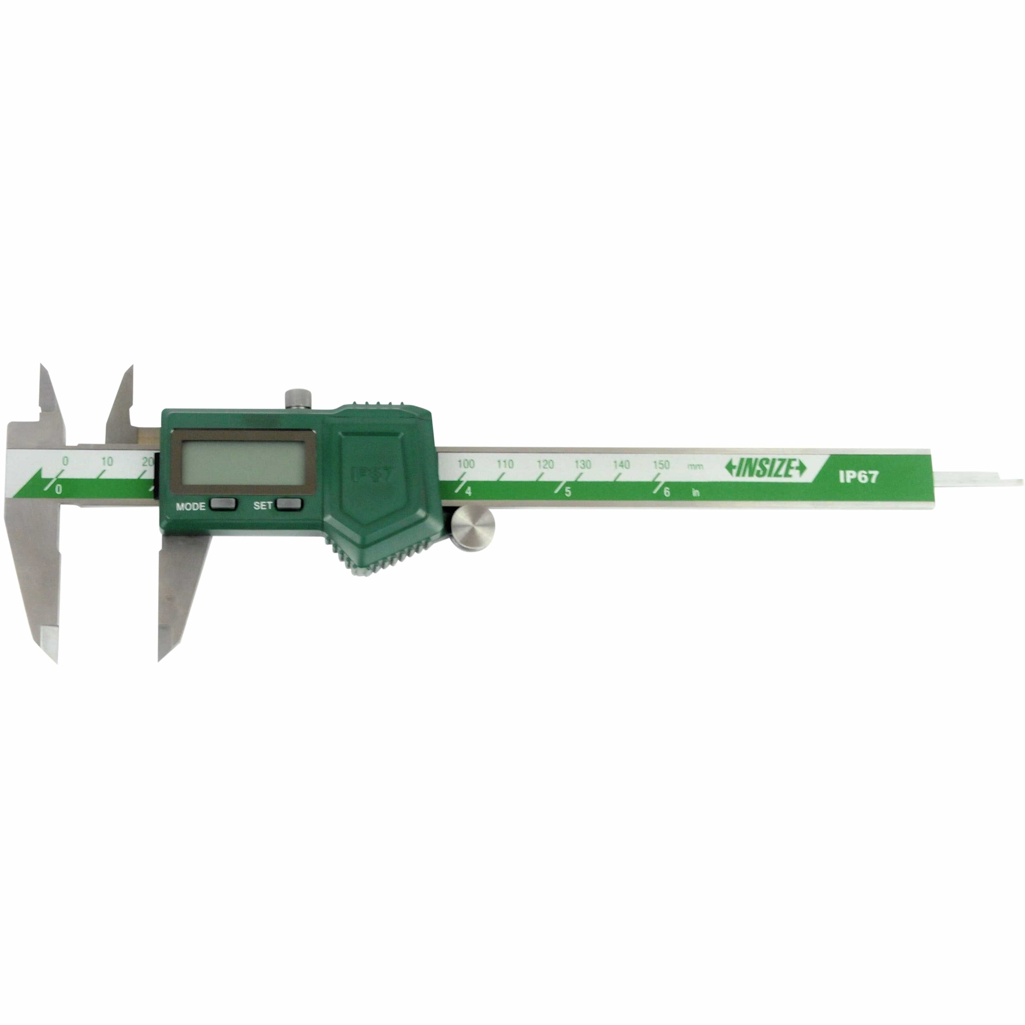 INSIZE Measuring Equipment INSIZE IP57 Waterproof Digital Caliper  0-150mm / 0-6" Range Series 1118-150B