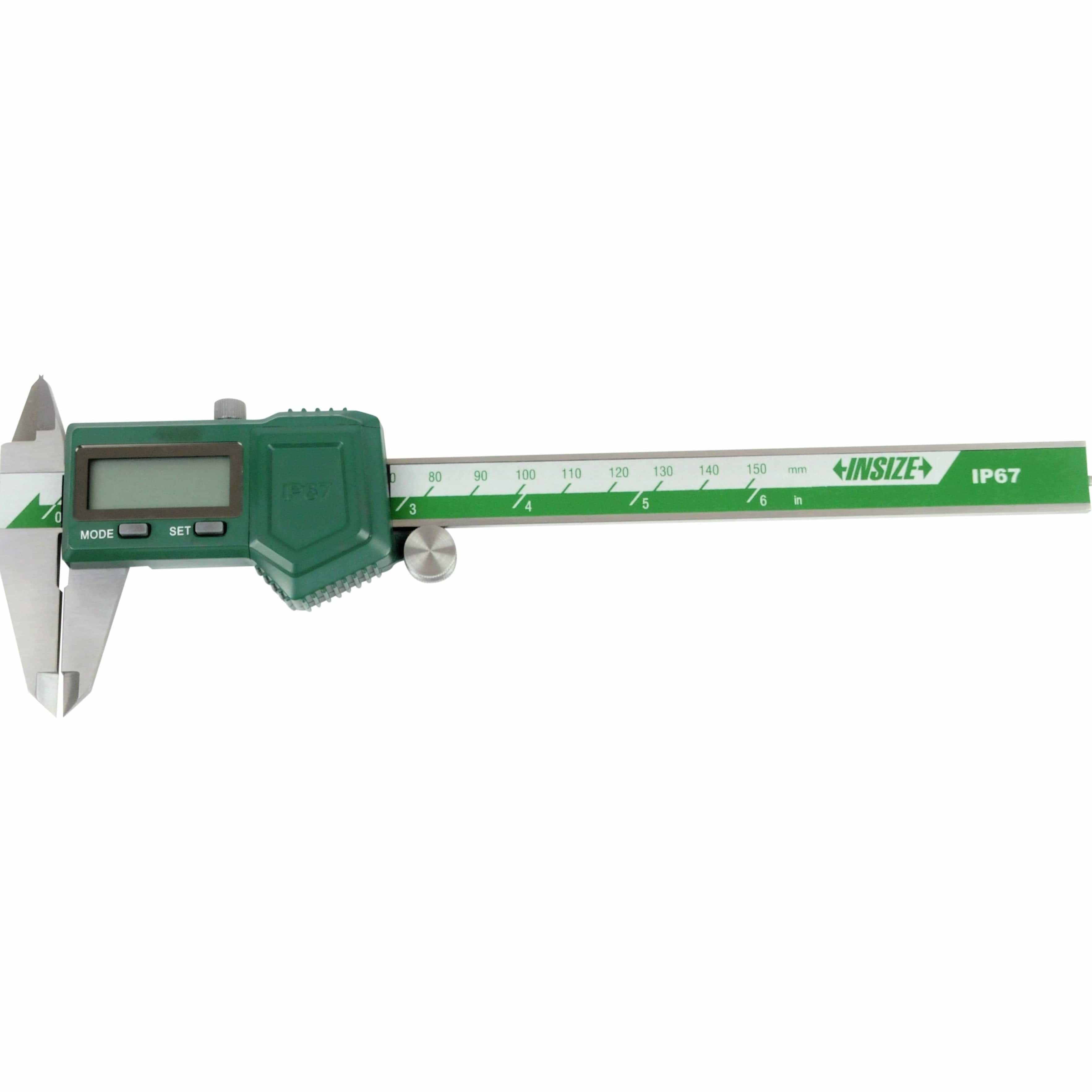 INSIZE Measuring Equipment INSIZE IP57 Waterproof Digital Caliper  0-150mm / 0-6" Range Series 1118-150B