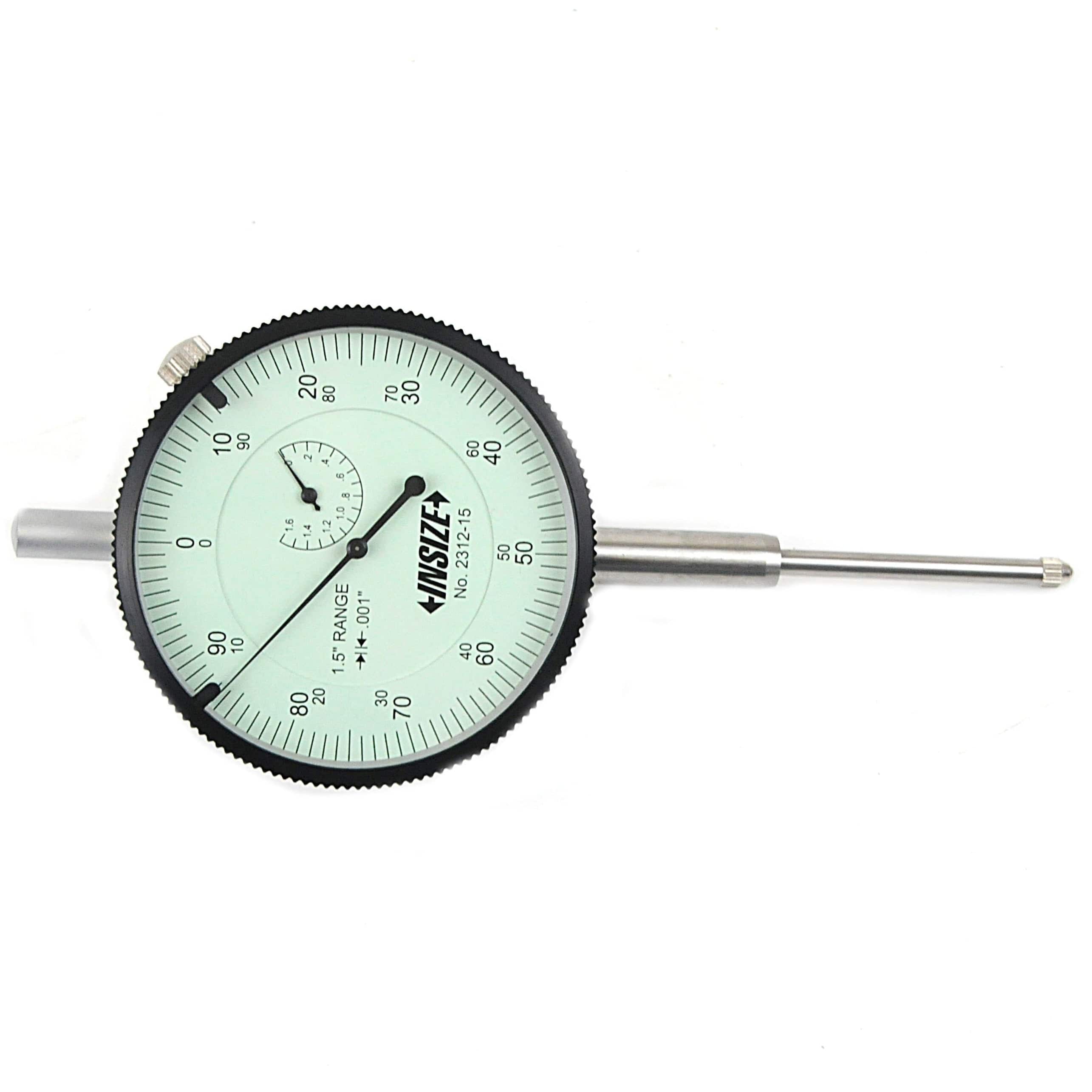 INSIZE Measuring Equipment Insize Large Face Dial Indicator Range Series 2312-15
