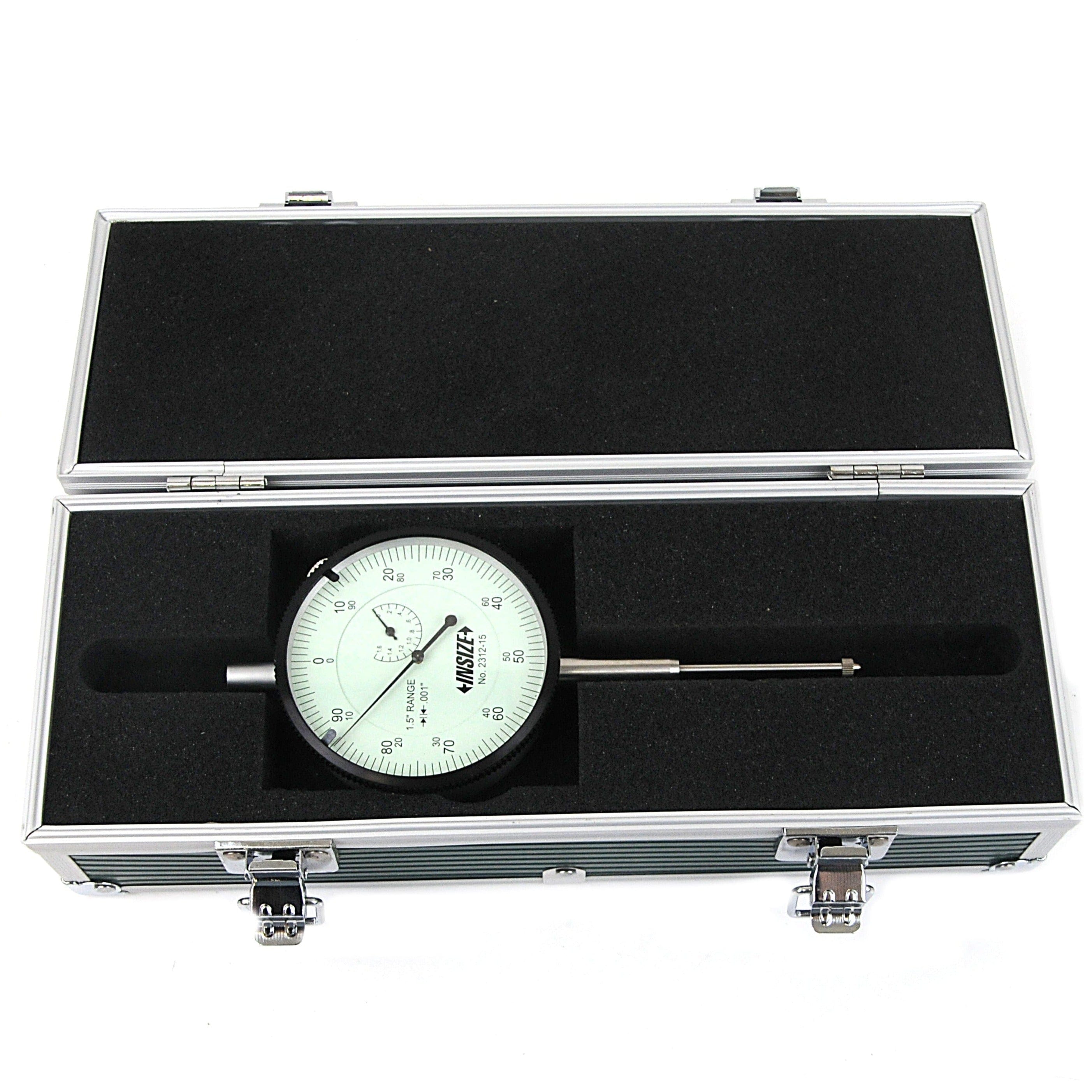 INSIZE Measuring Equipment Insize Large Face Dial Indicator Range Series 2312-15