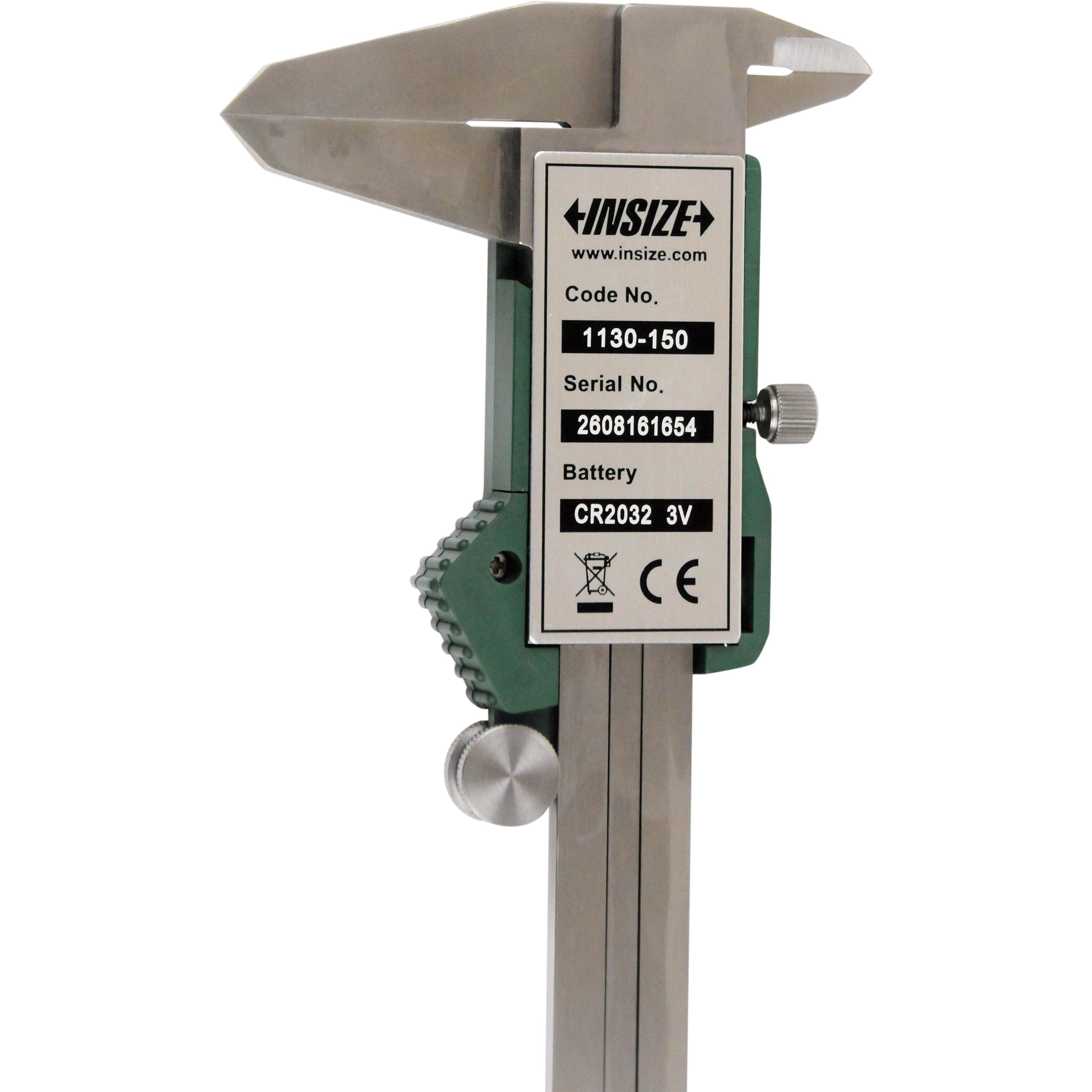 INSIZE Measuring Equipment Insize Left Hand Digital Caliper 0-150mm/0-6" Range Series 1130-150