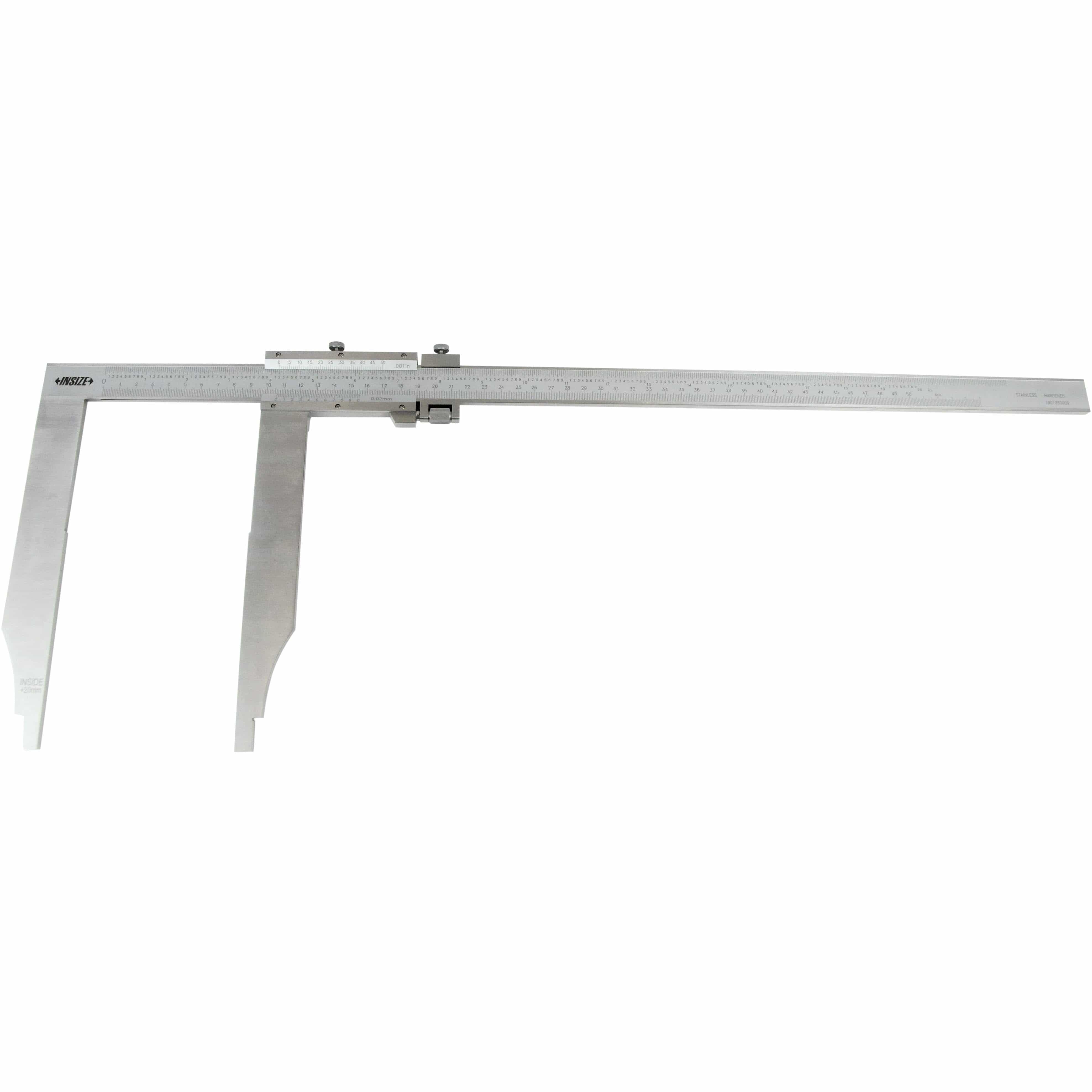 INSIZE Measuring Equipment Insize Long Jaw Vernier Caliper 0-500mm/0-20" Range Series 1215-532