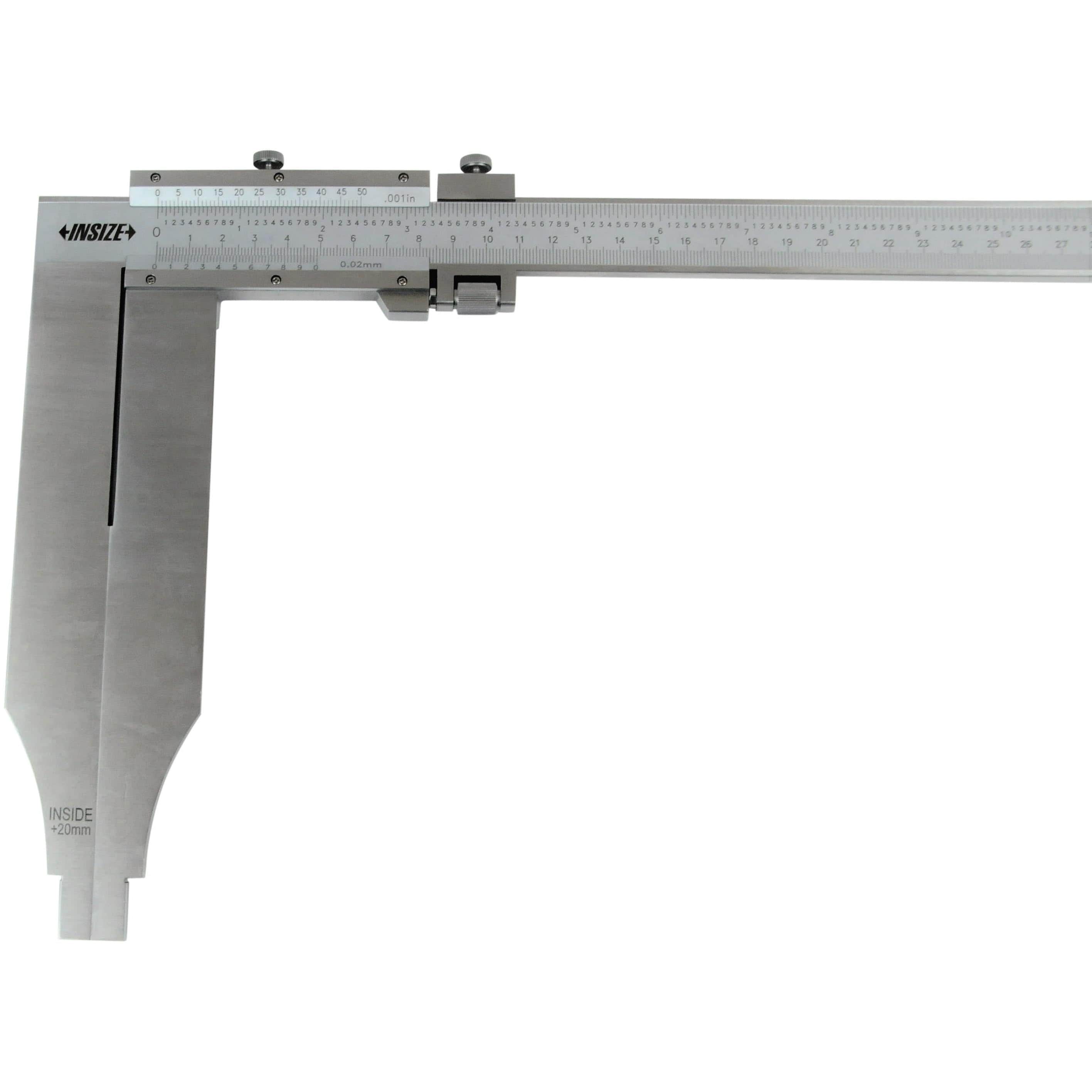INSIZE Measuring Equipment Insize Long Jaw Vernier Caliper 0-500mm/0-20" Range Series 1215-532