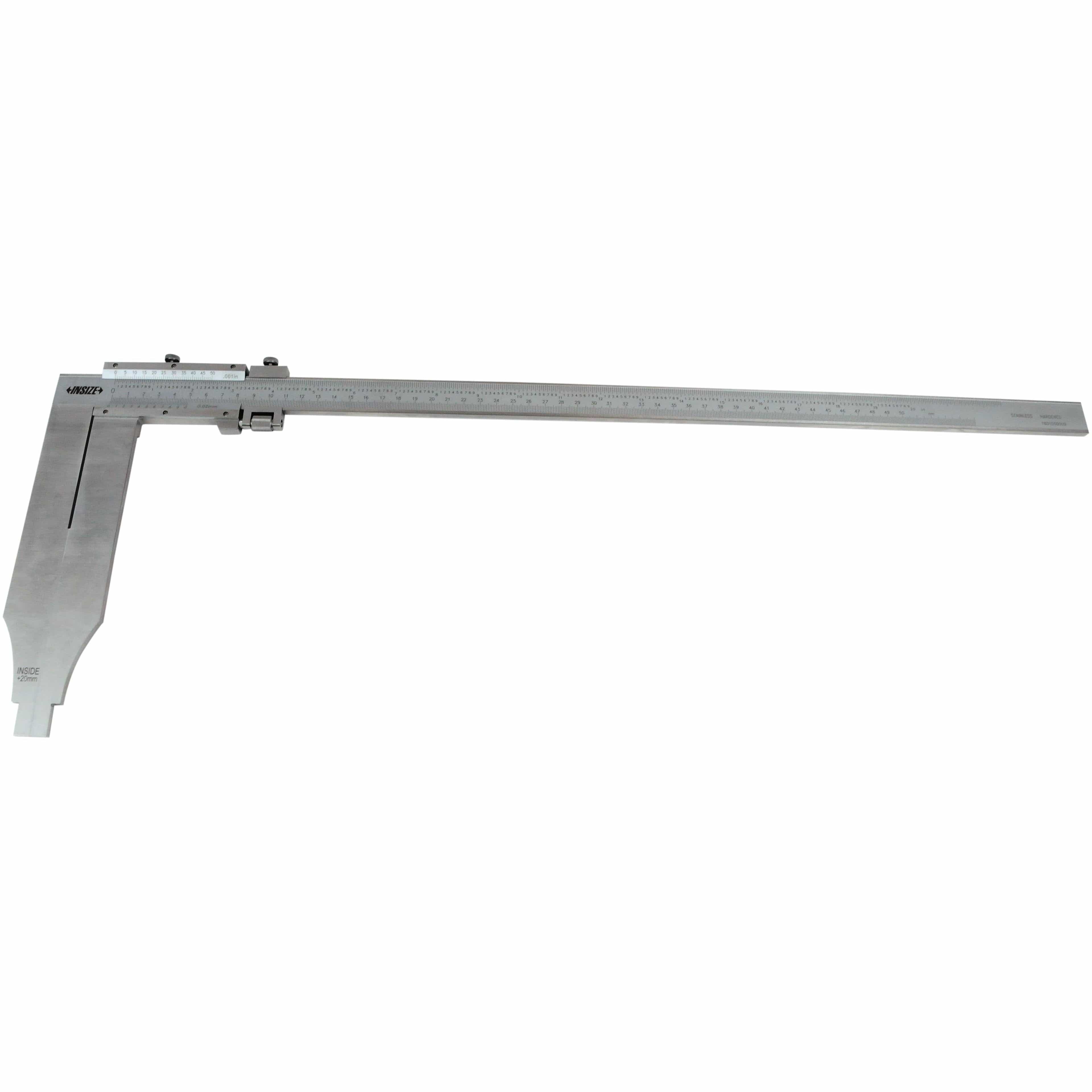 INSIZE Measuring Equipment Insize Long Jaw Vernier Caliper 0-500mm/0-20" Range Series 1215-532