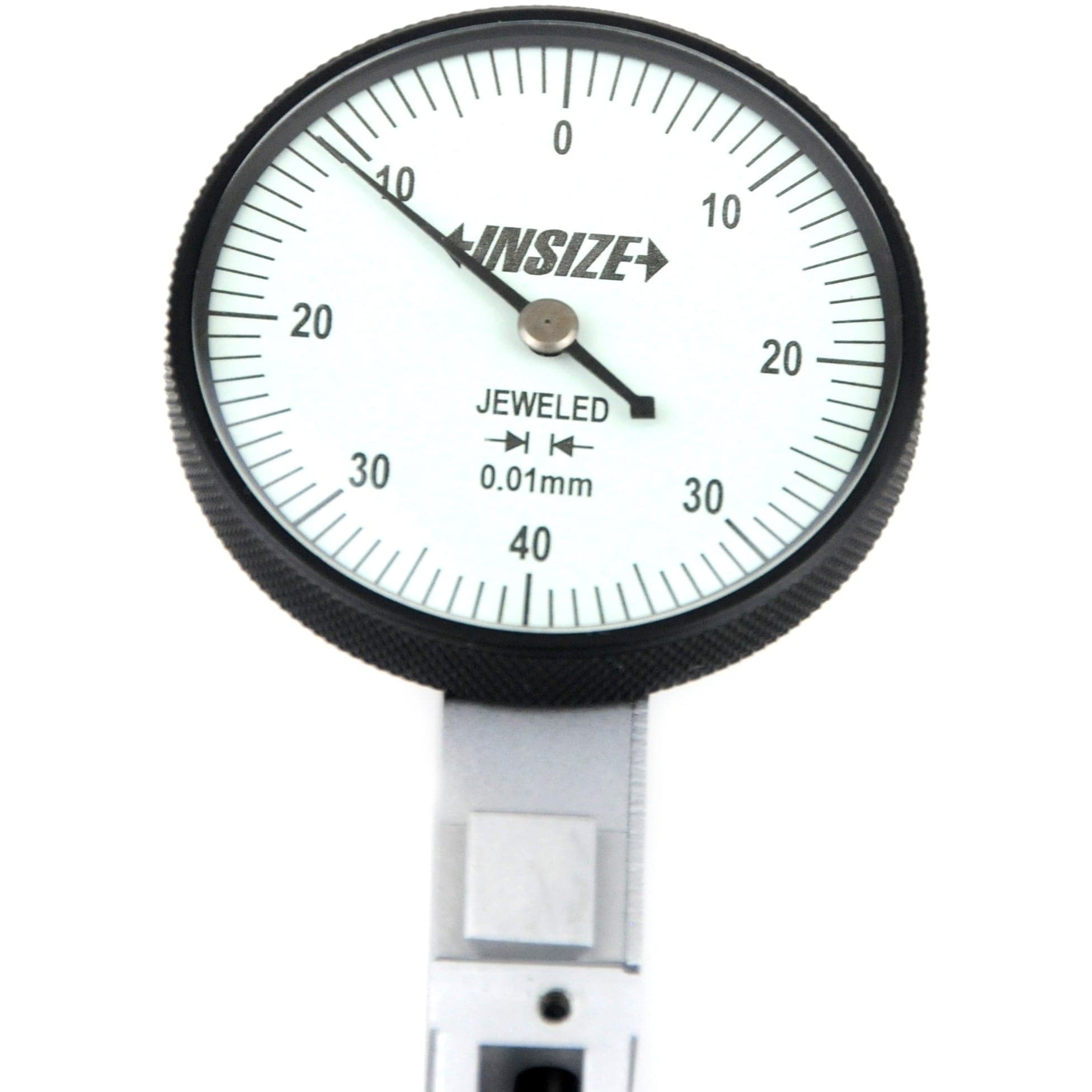 INSIZE Measuring Equipment Insize Long Stylus Dial Test Indicator 0.8mm x 0.01mm Range Series 2383-08A