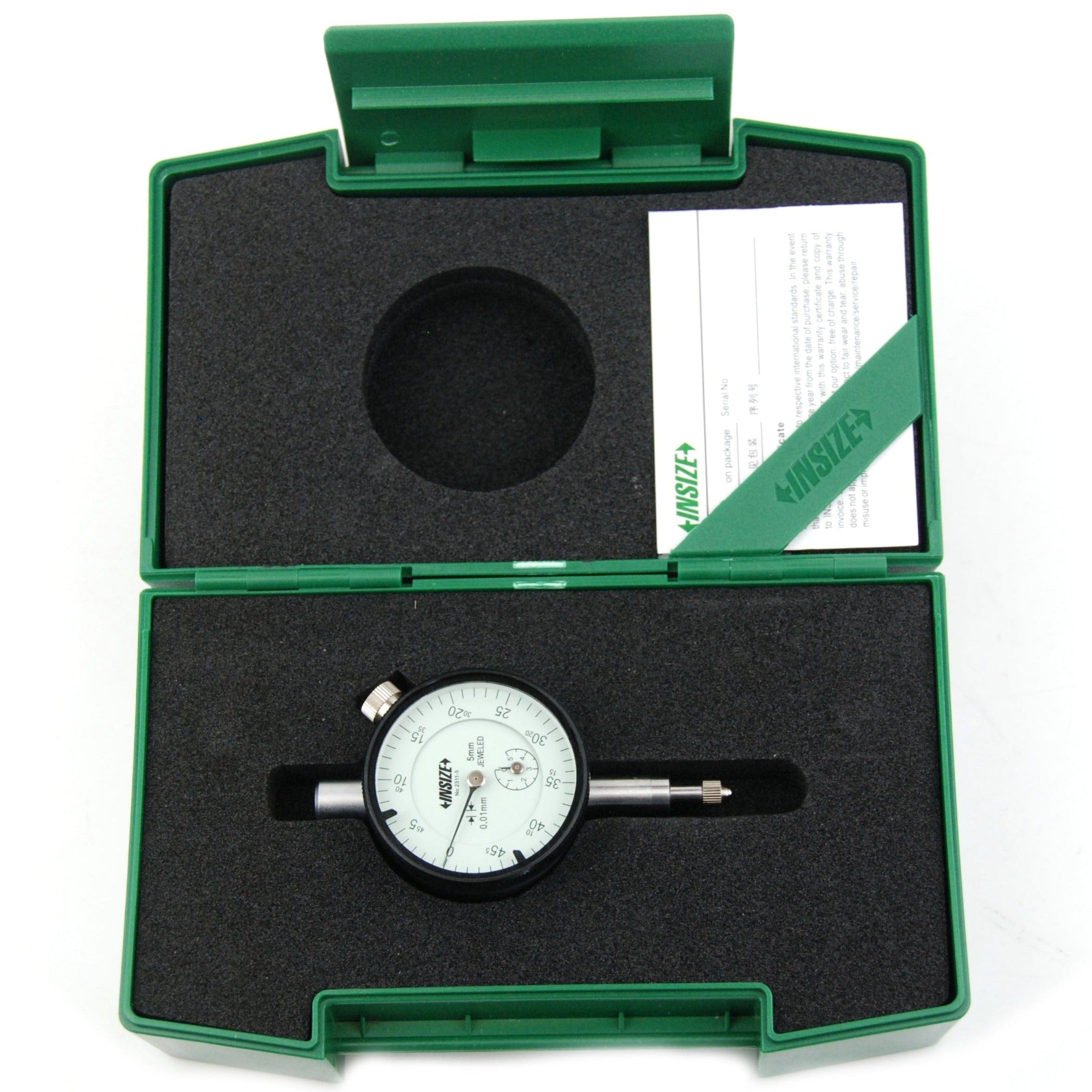 INSIZE Measuring Equipment Insize Metric Compact Dial Indicator 5mm Range Series 2311-5