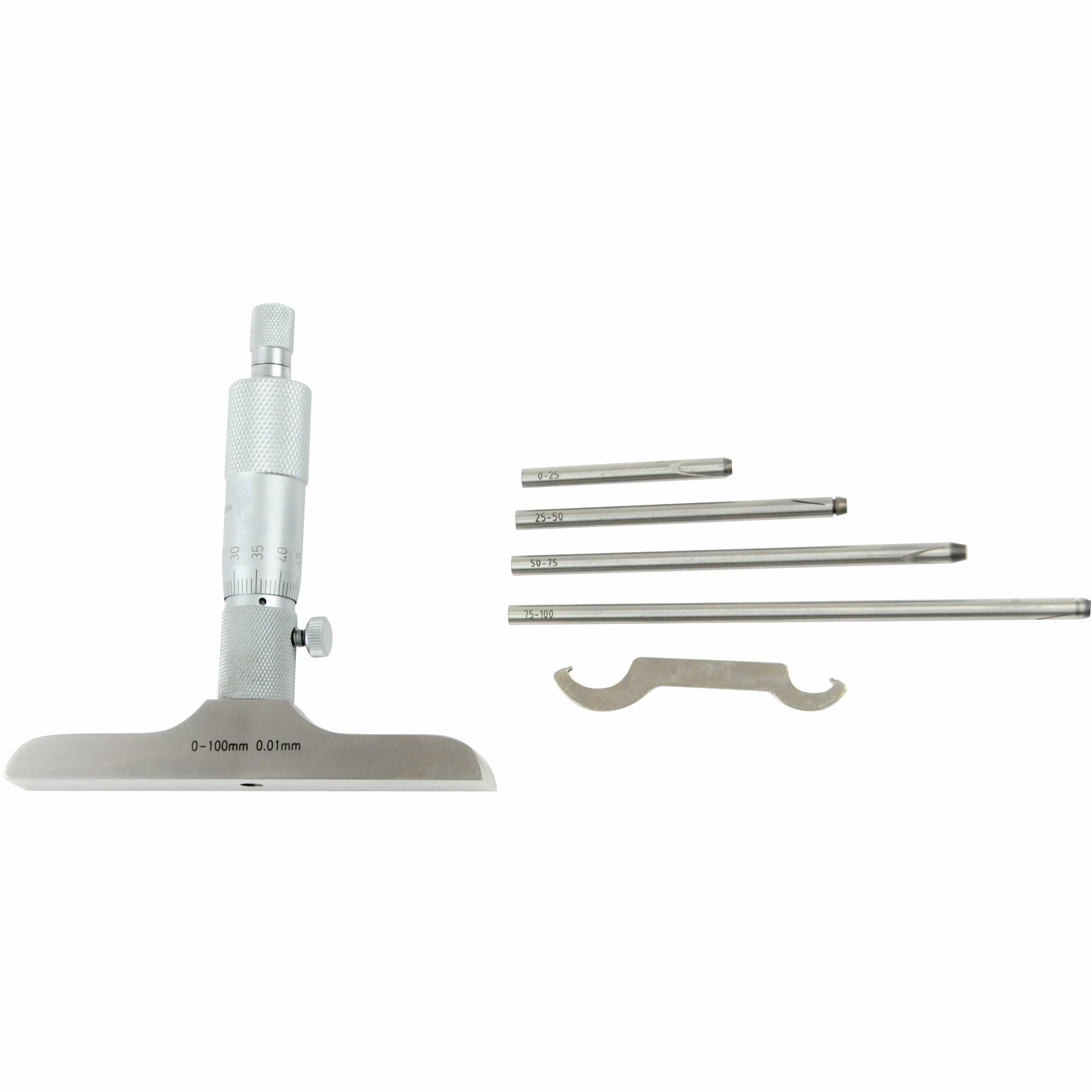 INSIZE Measuring Equipment Insize Metric Depth Micrometer 0-100mm Range Series 3240 - 100