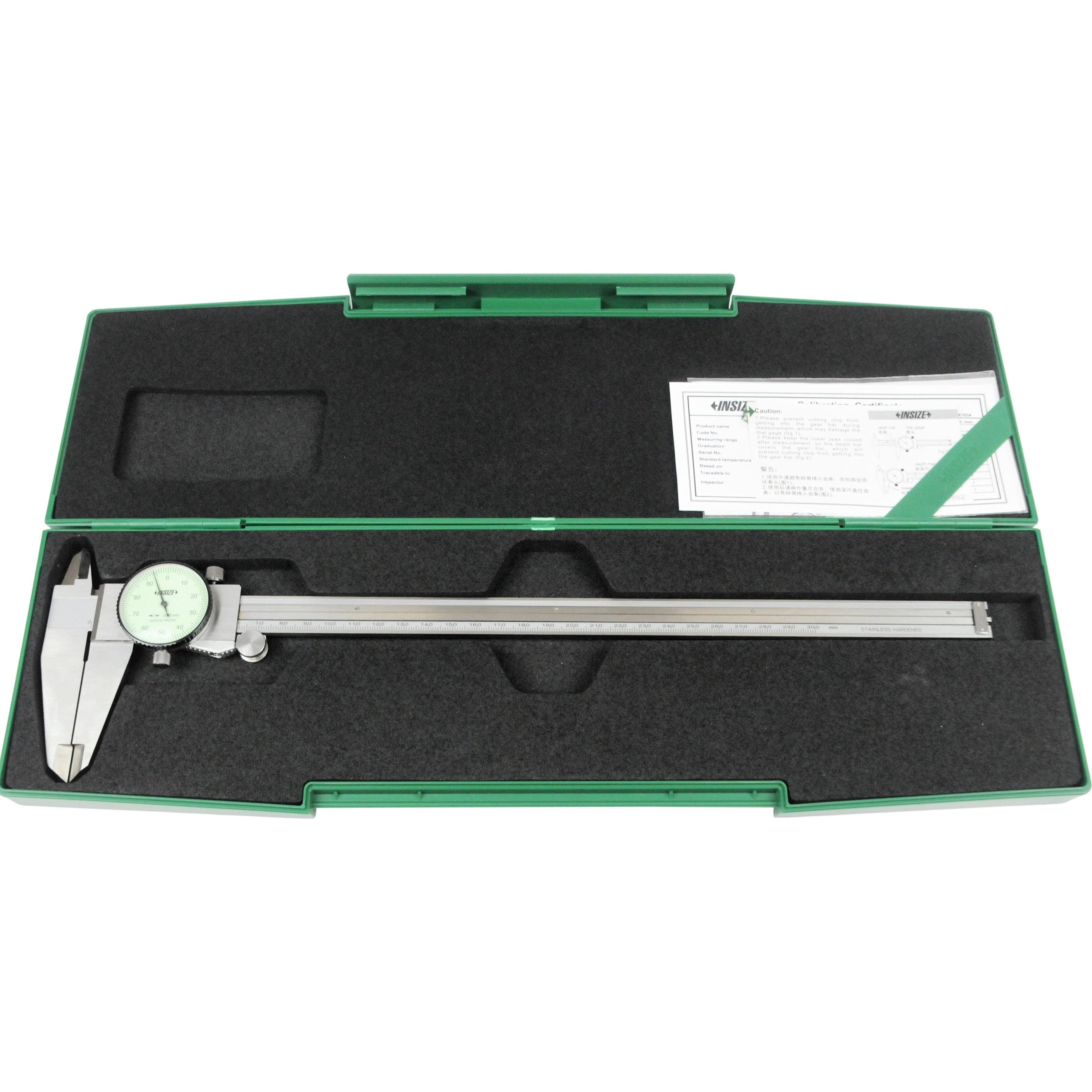 INSIZE Measuring Equipment INSIZE Metric Dial Caliper  0-300mm Range Series 1311-300A