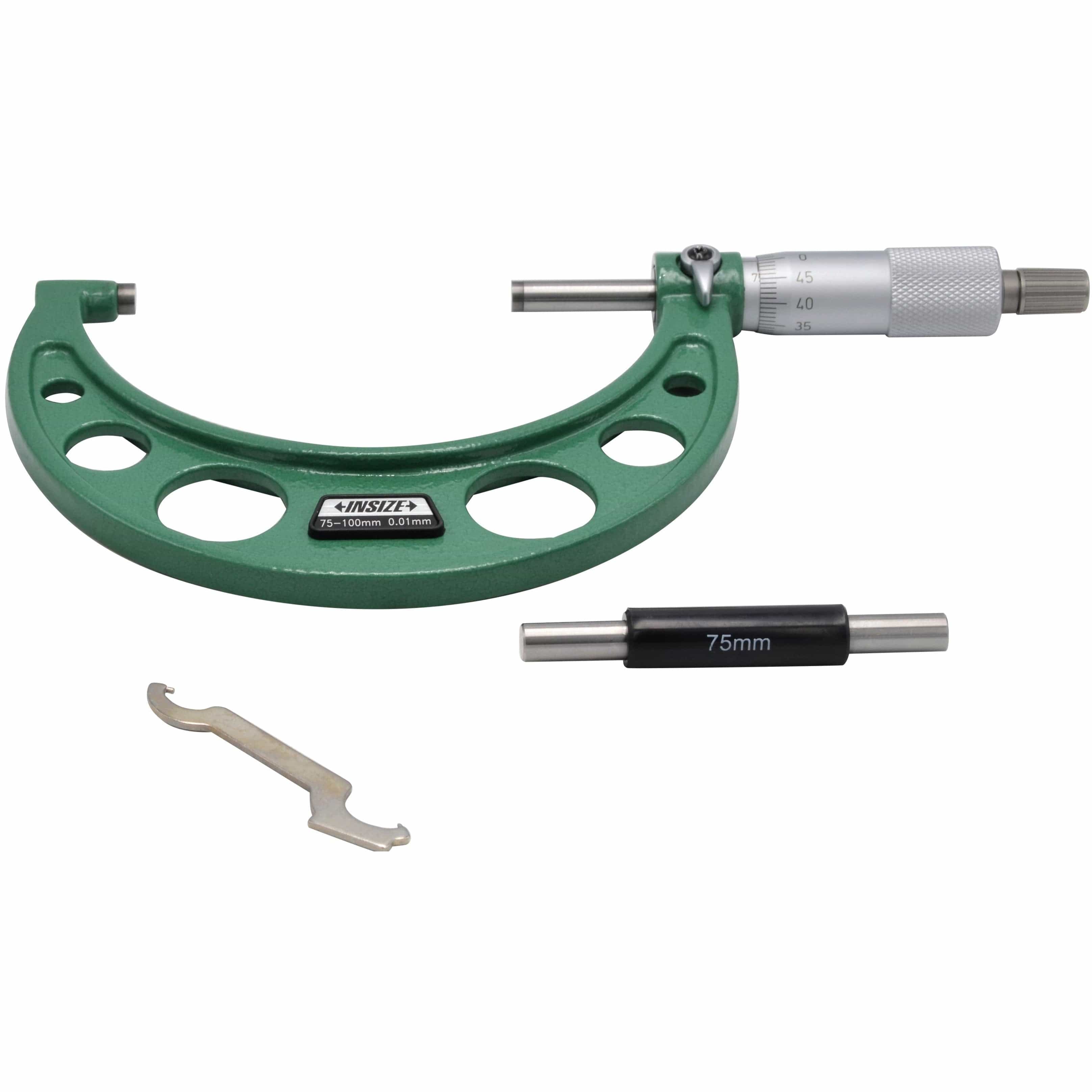 INSIZE Measuring Equipment Insize Metric Outside Micrometer 75-100mm Range Series 3203-100A