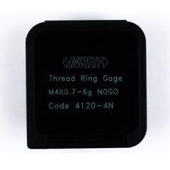INSIZE Measuring Equipment Insize NOGO Thread Ring Gauge M4X07 Series 4120-4N