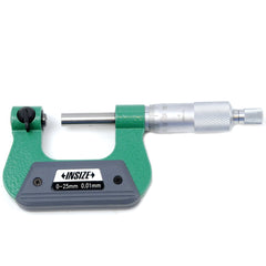 INSIZE Measuring Equipment Insize Non-Rotating Micrometer with Anvil/spindle tips 0-25mm Range Series 3280-25A