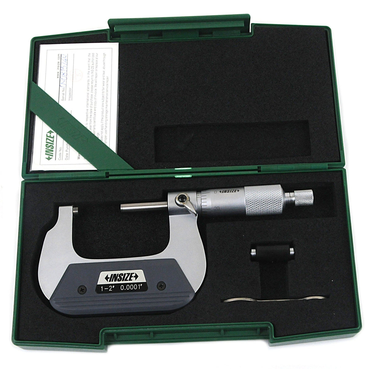 INSIZE Measuring Equipment Insize Outside Micrometer 1-2" Range Series 3200-2