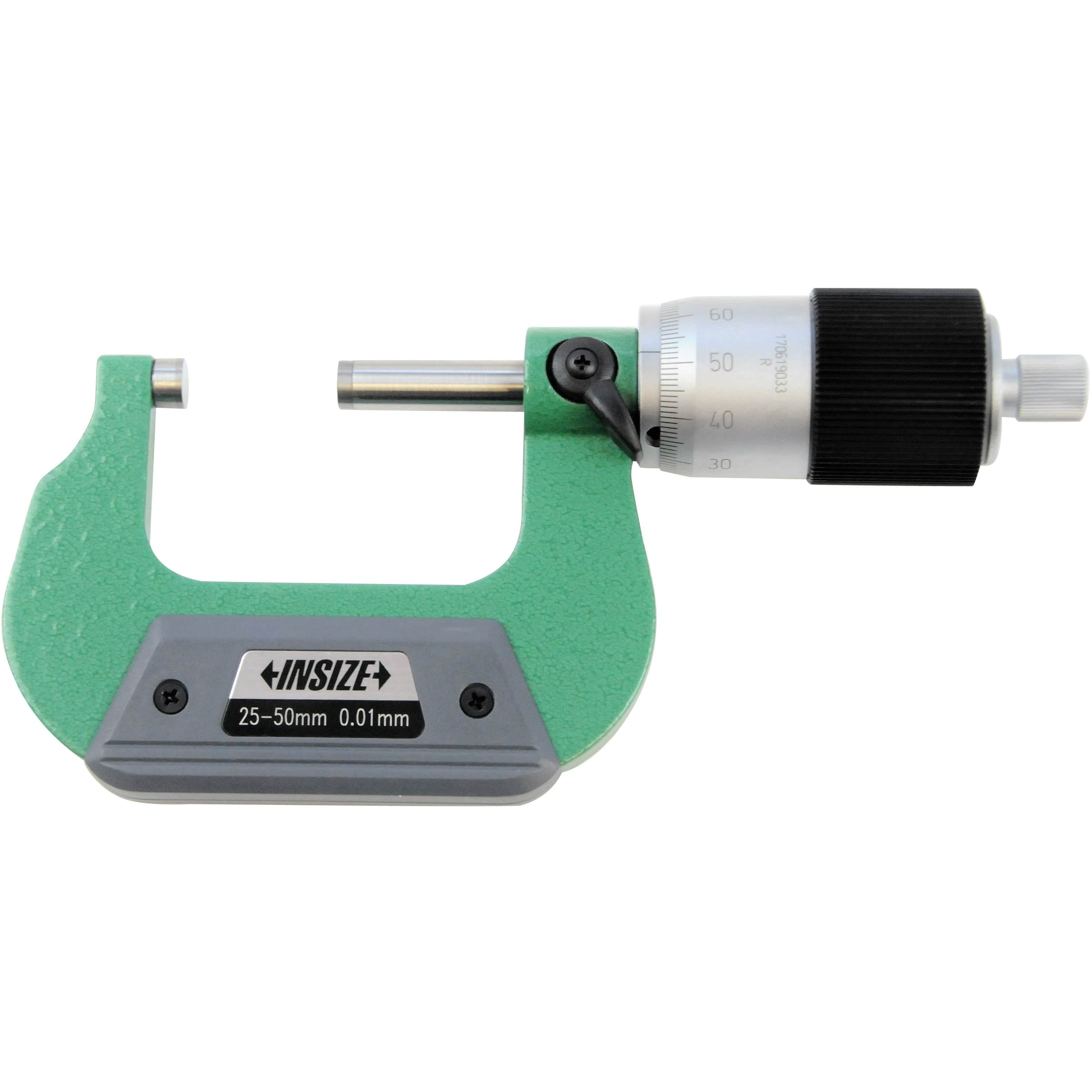 INSIZE Measuring Equipment Insize Outside Micrometer Quick Feeding  25-50mm Range Series 3208-50B