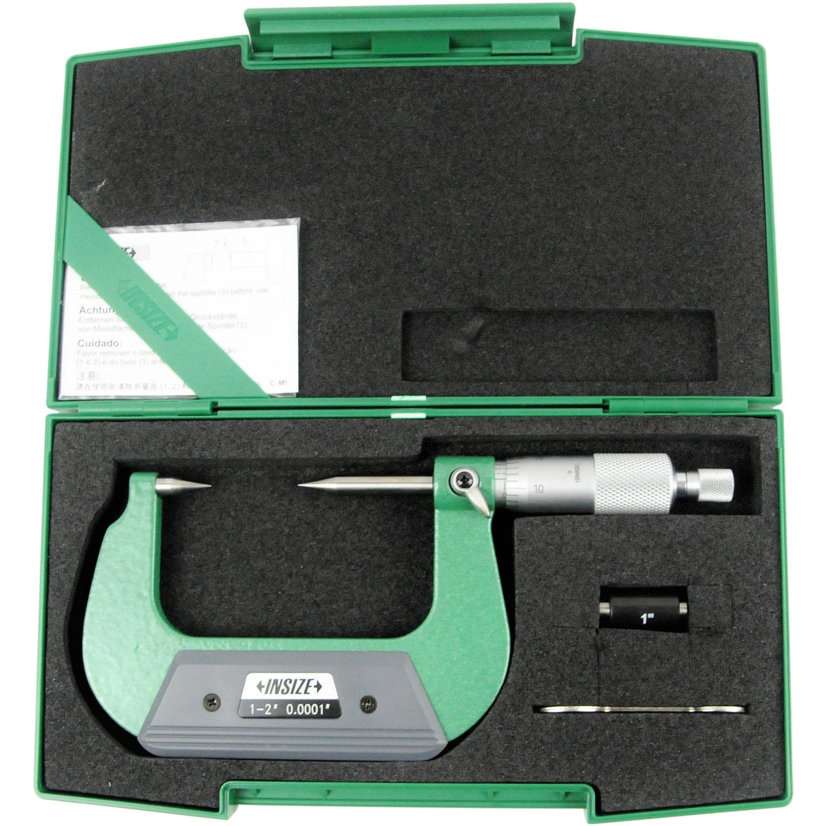INSIZE Measuring Equipment Insize Point Micrometer 1-2" Range Series 3230-2