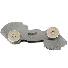 INSIZE MEASURING EQUIPMENT Insize Radius Gauge Set 17/64"-1/2" Range Series 4801-16E