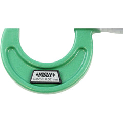 INSIZE Measuring Equipment Insize Ratchet Stop Type Outside Micrometer 0-25mm Range Series 3210-25A