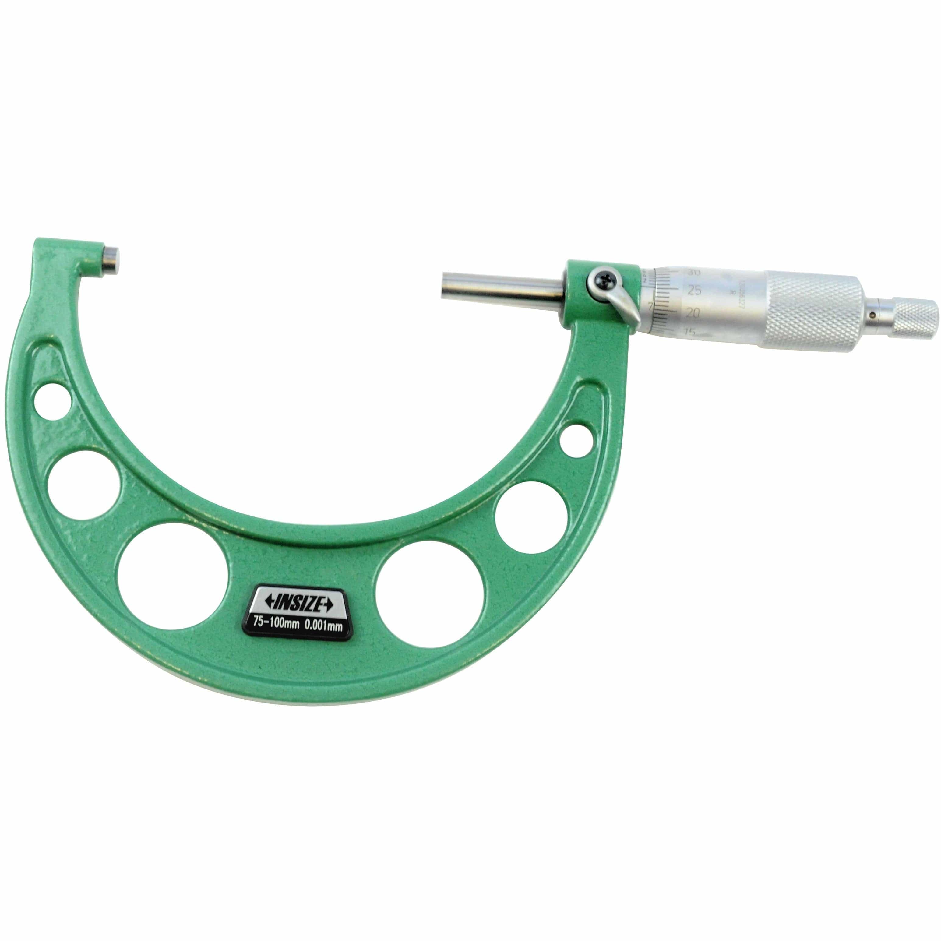 INSIZE Measuring Equipment Insize Ratchet Stop Type Outside Micrometer 75-100mm Range Series 3210-100A