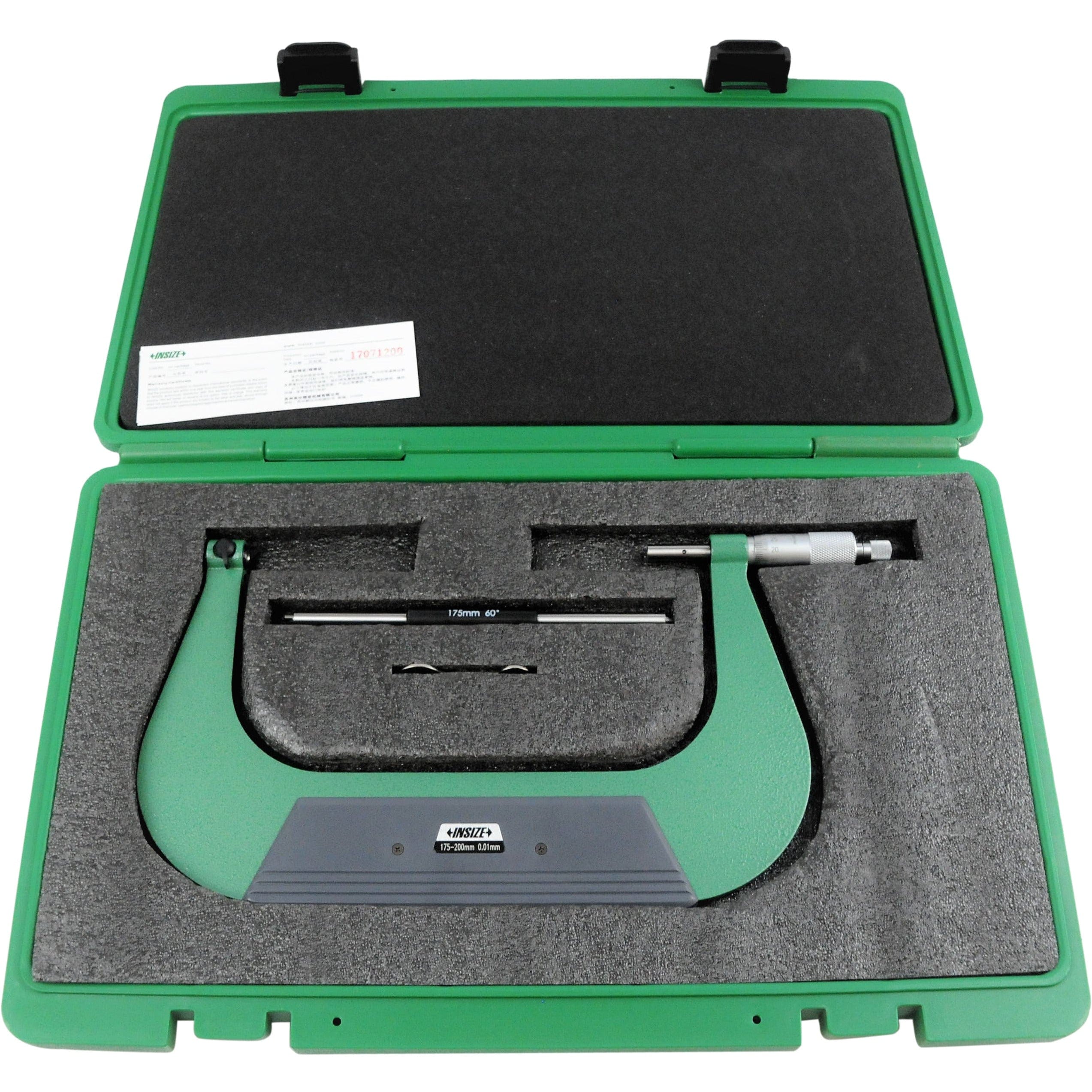 INSIZE Measuring Equipment Insize Screw Thread Micrometer 175-200mm Range Series 3281-200A