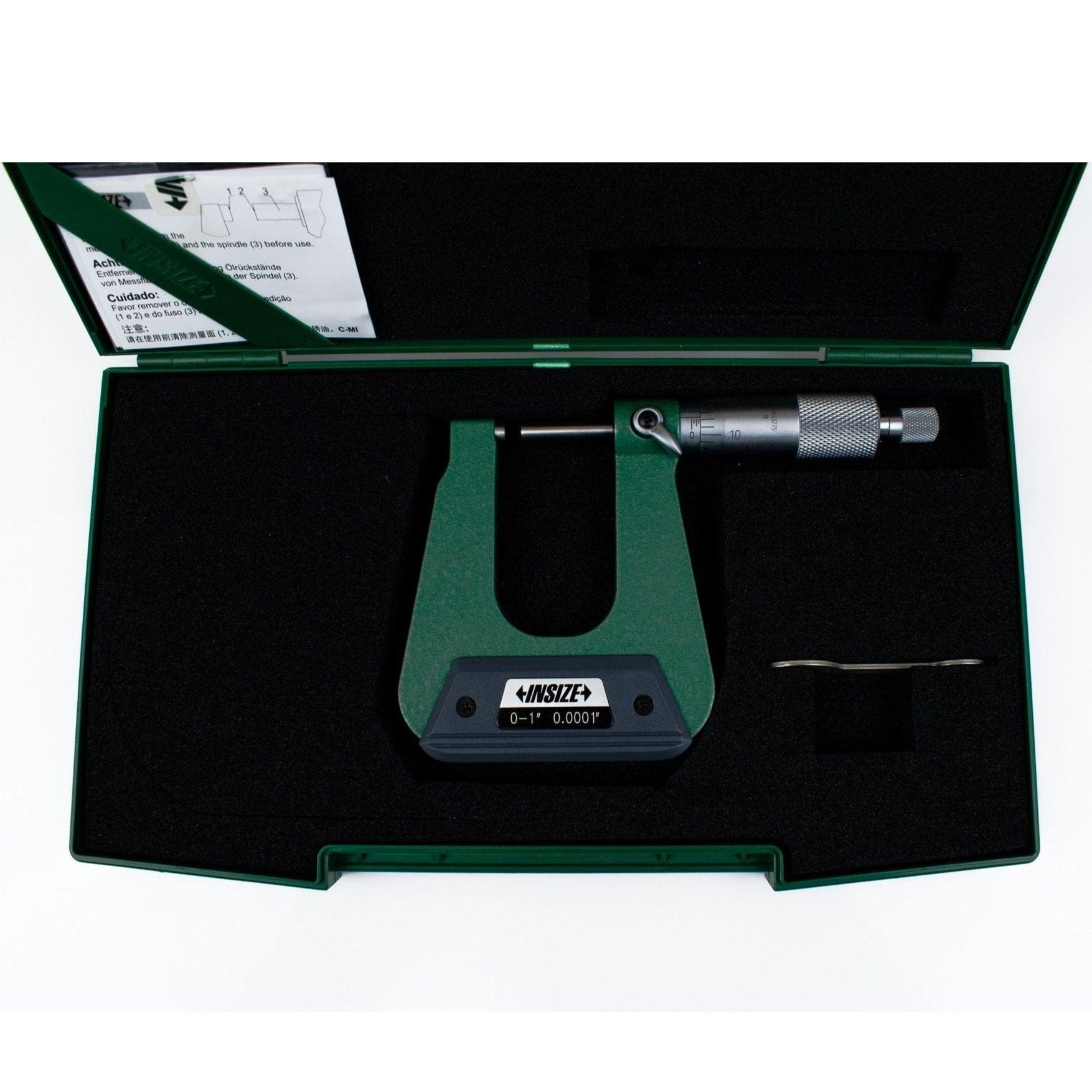 INSIZE MEASURING EQUIPMENT Insize Sheet Metal Micrometer 0-1" Range Series 3239-11S