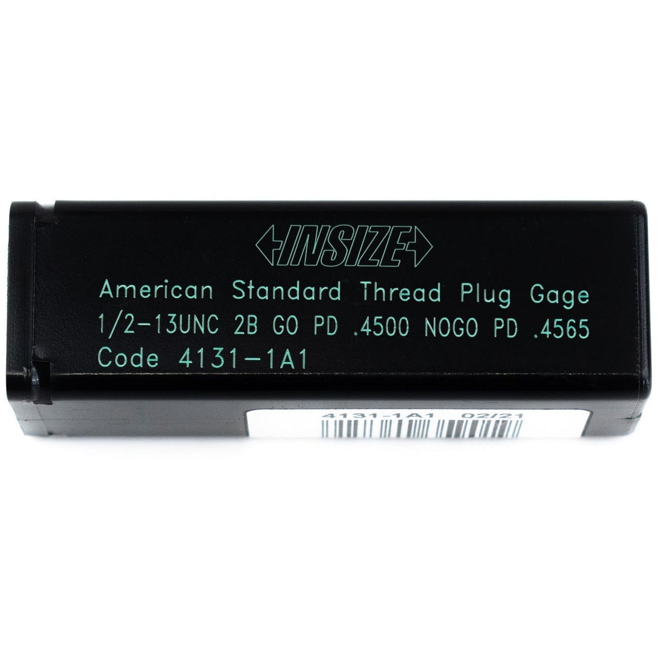 INSIZE MEASURING EQUIPMENT Insize Thread GO NOGO Plug Gauge 1/2"-13 UNC Series 4131-1A1