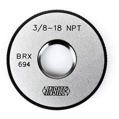 INSIZE Measuring Equipment Insize Thread Ring Gauge 3/8" NPT Range Series 4634-3C18