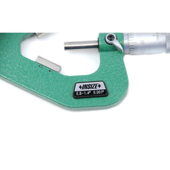 INSIZE Measuring Equipment Insize V Shape Anvil Micrometer 0.8-1.4" Range Series 3290-143