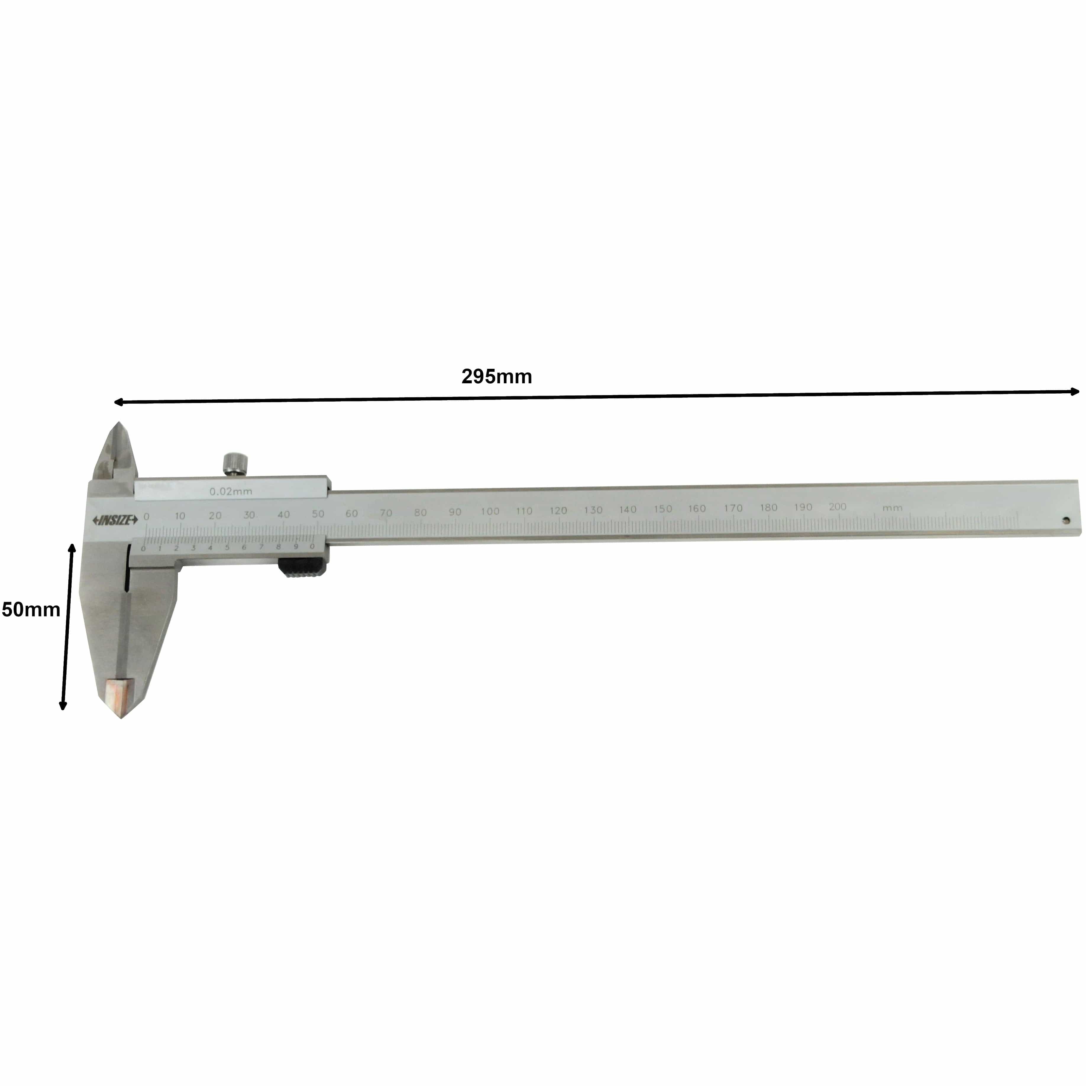 INSIZE Measuring Equipment Insize Vernier Caliper 0-200mm x 0.02mm Range Series 1238-2001
