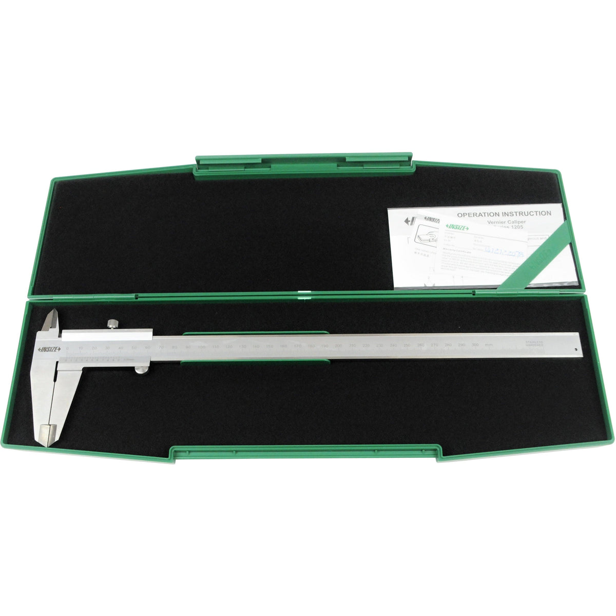 INSIZE Measuring Equipment Insize Vernier Caliper 0-300mm/0-12" Range Series 1205-300S