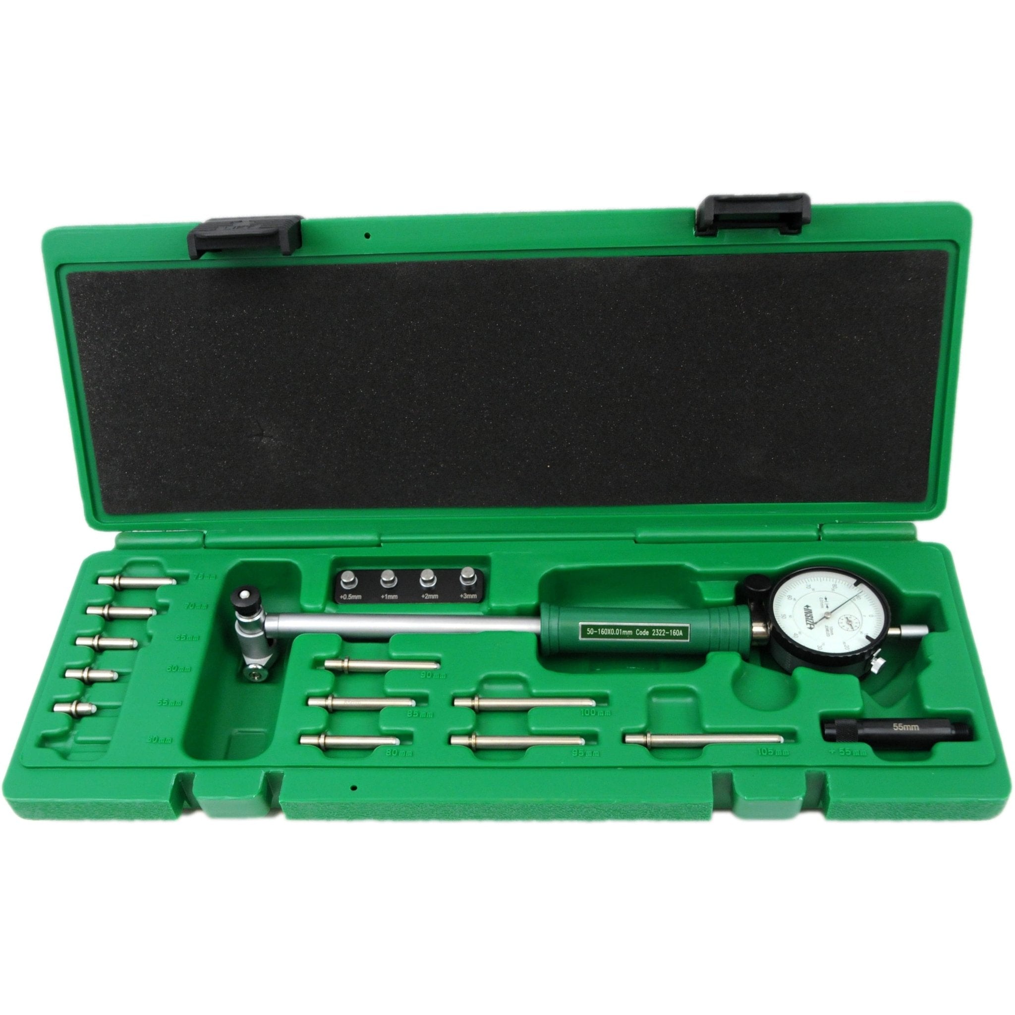 Insize Mechanical Bore Gauge 50-160 mm Range Series 2322-160A - Twin Eagle Imports