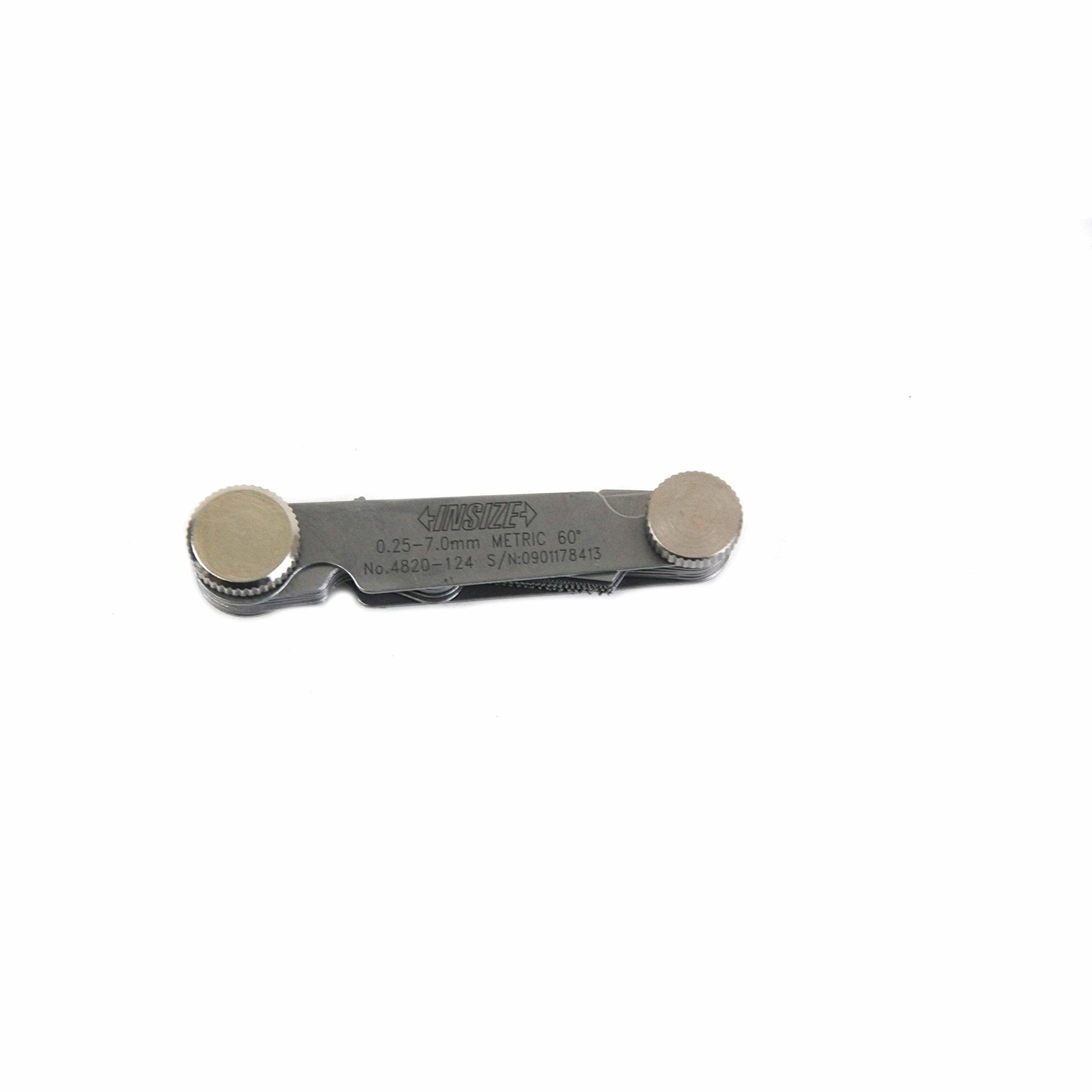 Insize Metric 60° Screw Pitch Gauge 0.25-7mm Range Series 4820-124 - Twin Eagle Imports