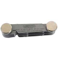 Insize Metric 60° & Whitworth 55° Screw Pitch Gauge 0.4-7mm/4-62TPI Range Series 4820-450 - Twin Eagle Imports