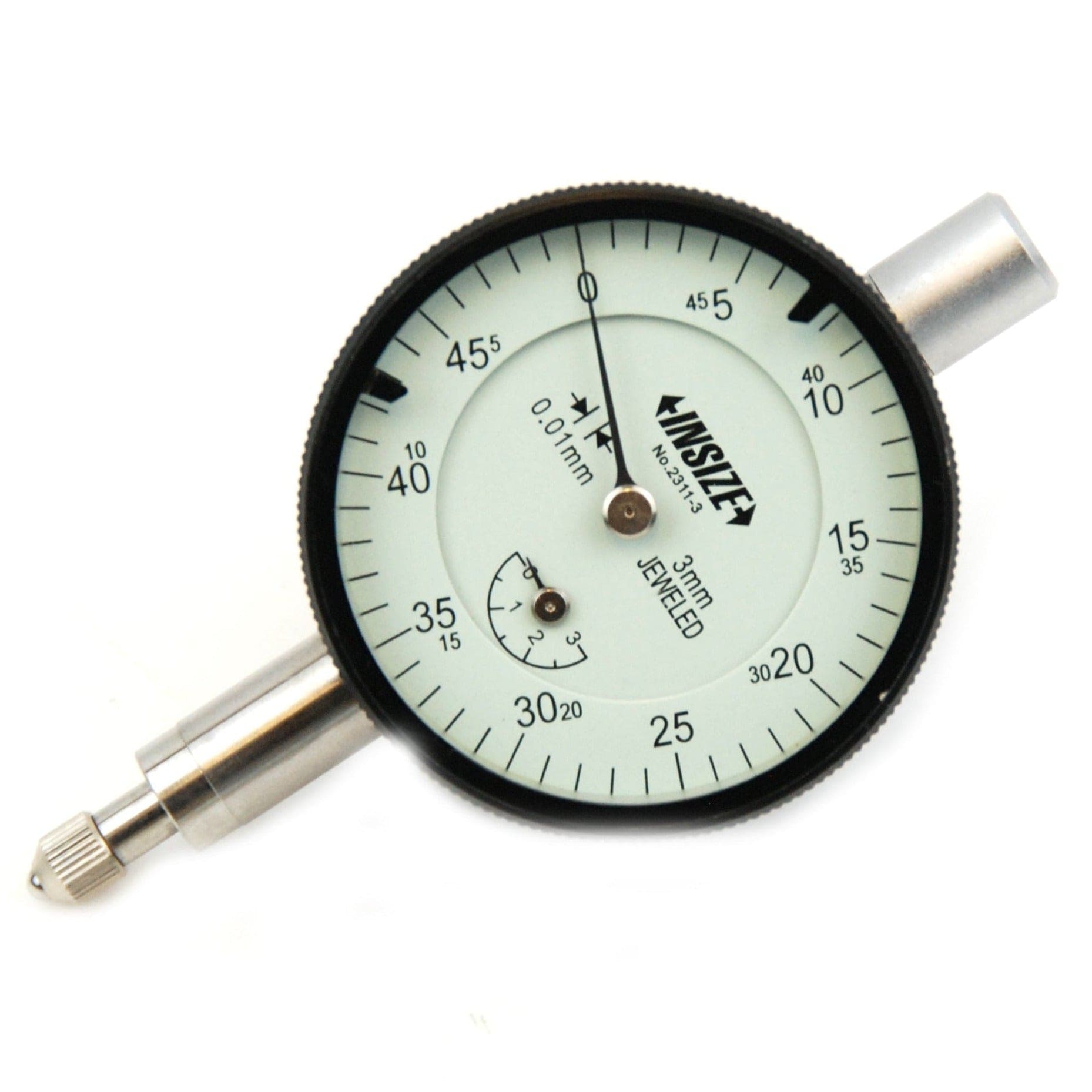 Insize Metric Compact Dial Indicator 3mm Range Series 2311-3 - Twin Eagle Imports