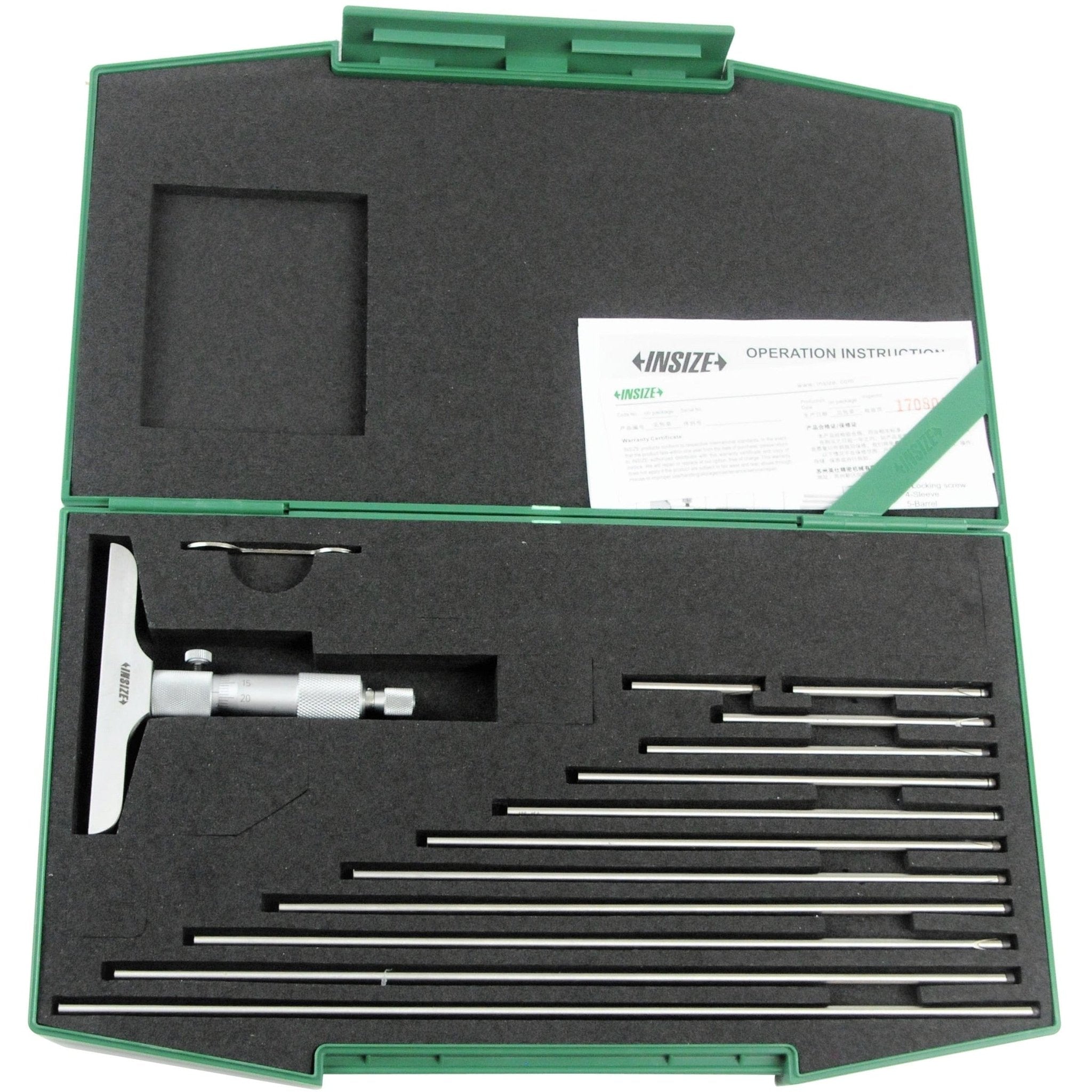 Insize Metric Depth Micrometer 0-300mm Range Series 3240 - 300 - Twin Eagle Imports