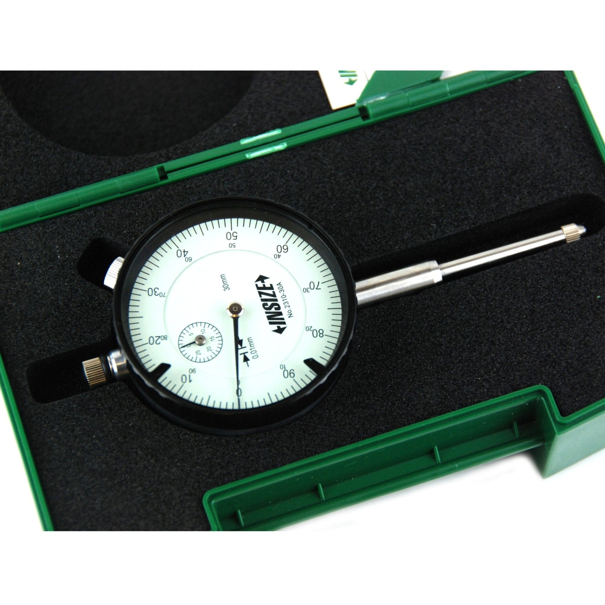 Insize Metric Long Stroke Dial Indicator 30mm Range Series 2310-30A - Twin Eagle Imports