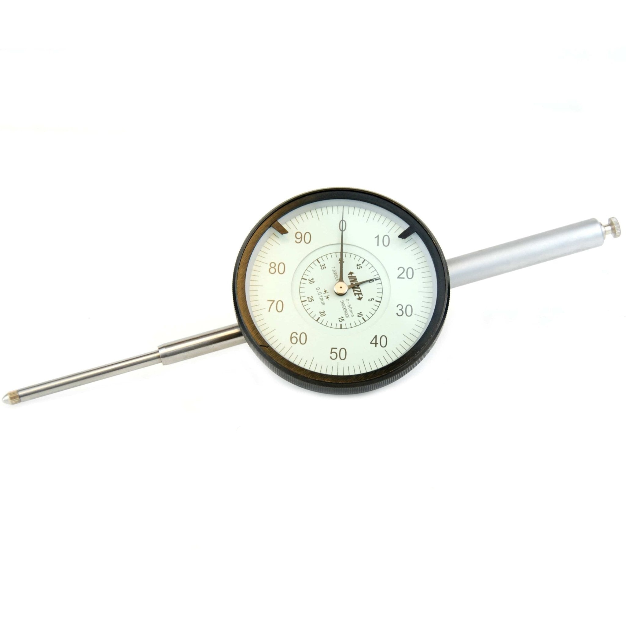 Insize Metric Long Stroke Dial Indicator 50mm Range Series 2309-50 - Twin Eagle Imports