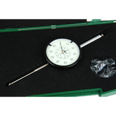 Insize Metric Long Stroke Dial Indicator 50mm Range Series 2309-50 - Twin Eagle Imports