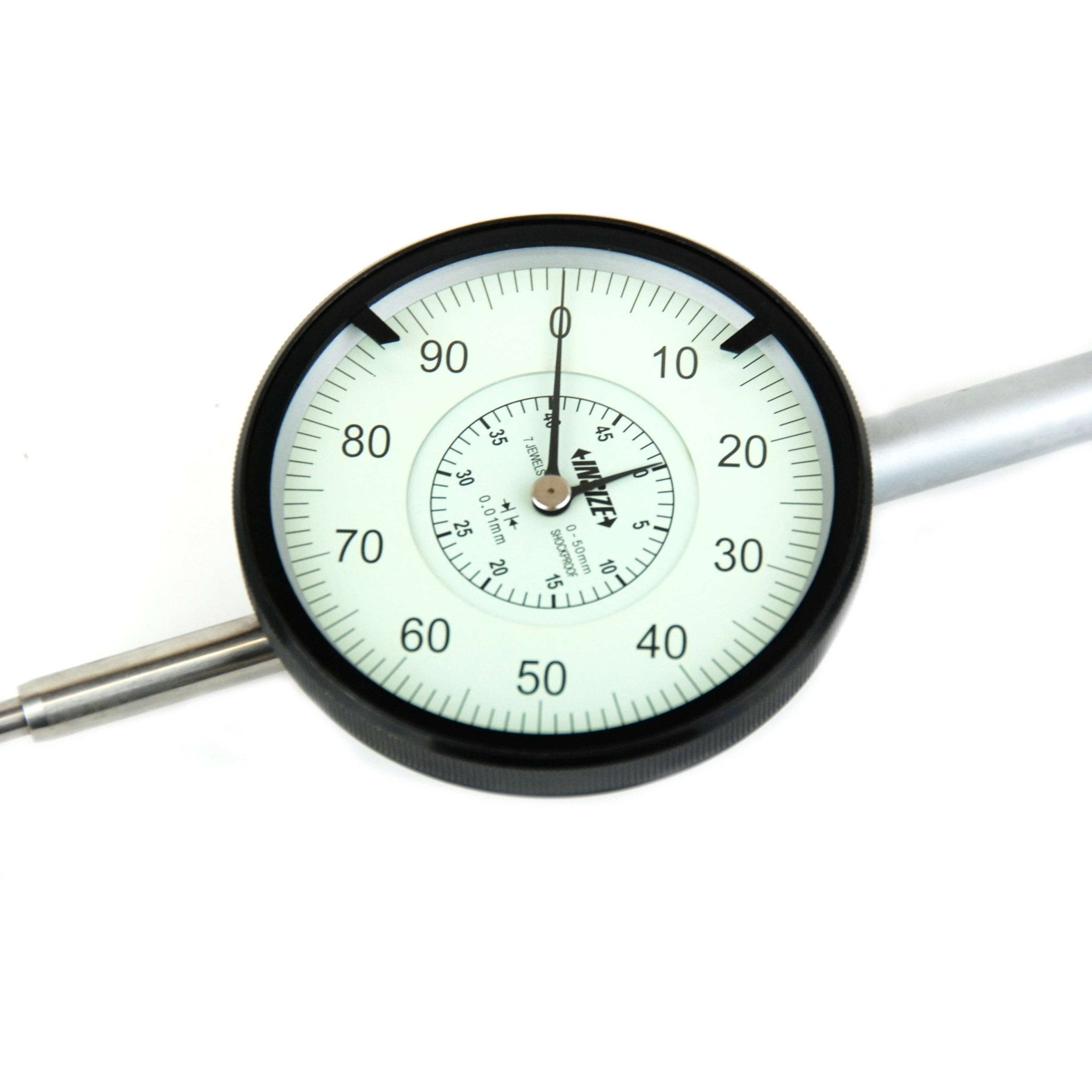 Insize Metric Long Stroke Dial Indicator 50mm Range Series 2309-50D - Twin Eagle Imports