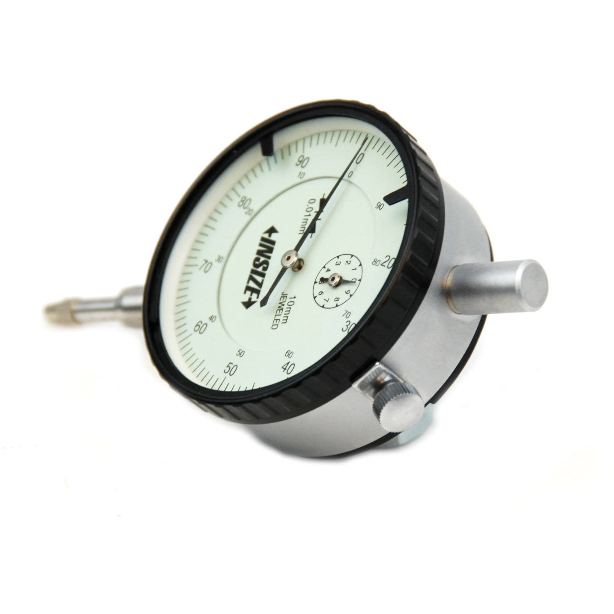 Insize Metric Lug Back Dial Indicator 10mm Range Series 2308-10A - Twin Eagle Imports