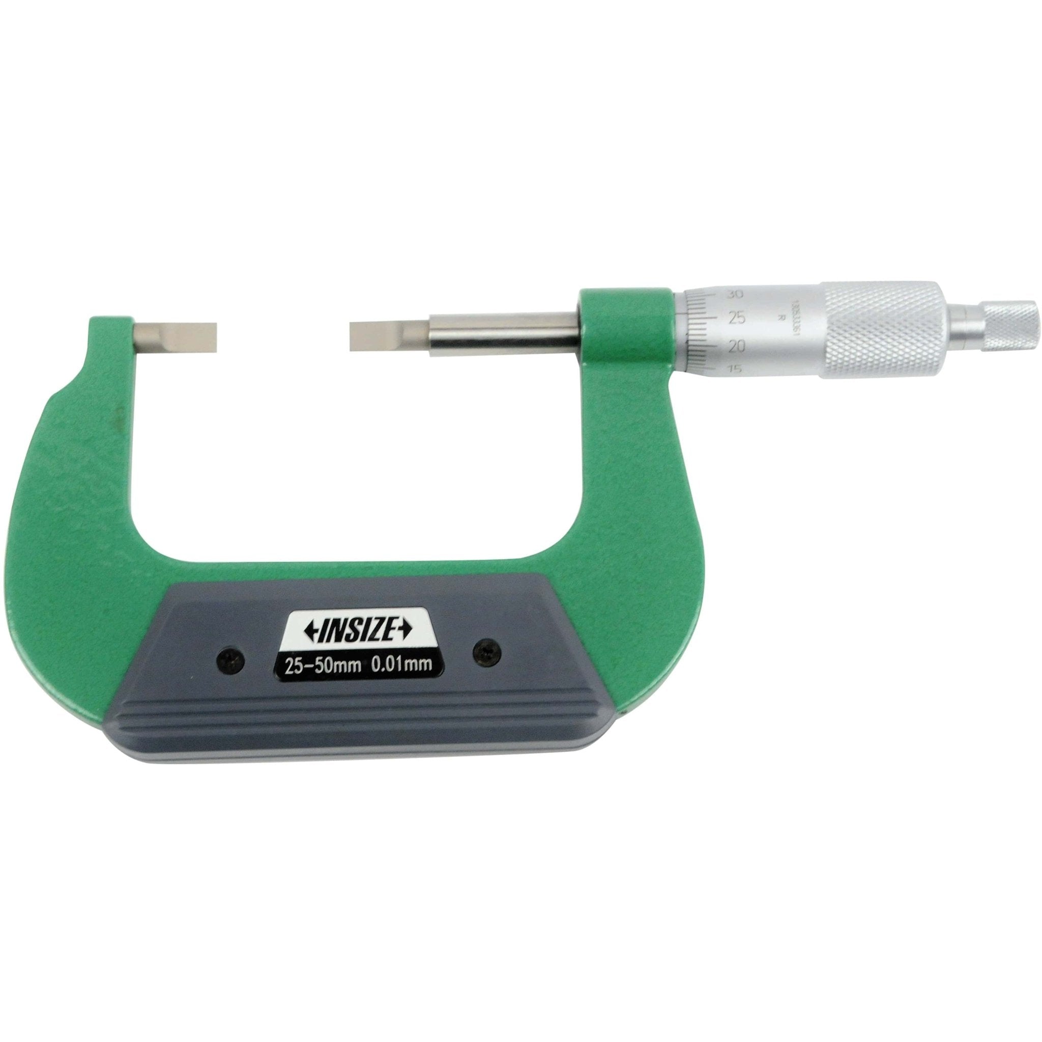 Insize Metric Outside Blade Micrometer 25-50mm Range Series 3232-50A - Twin Eagle Imports