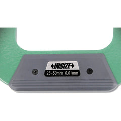 Insize Metric Outside Blade Micrometer 25-50mm Range Series 3232-50BA - Twin Eagle Imports